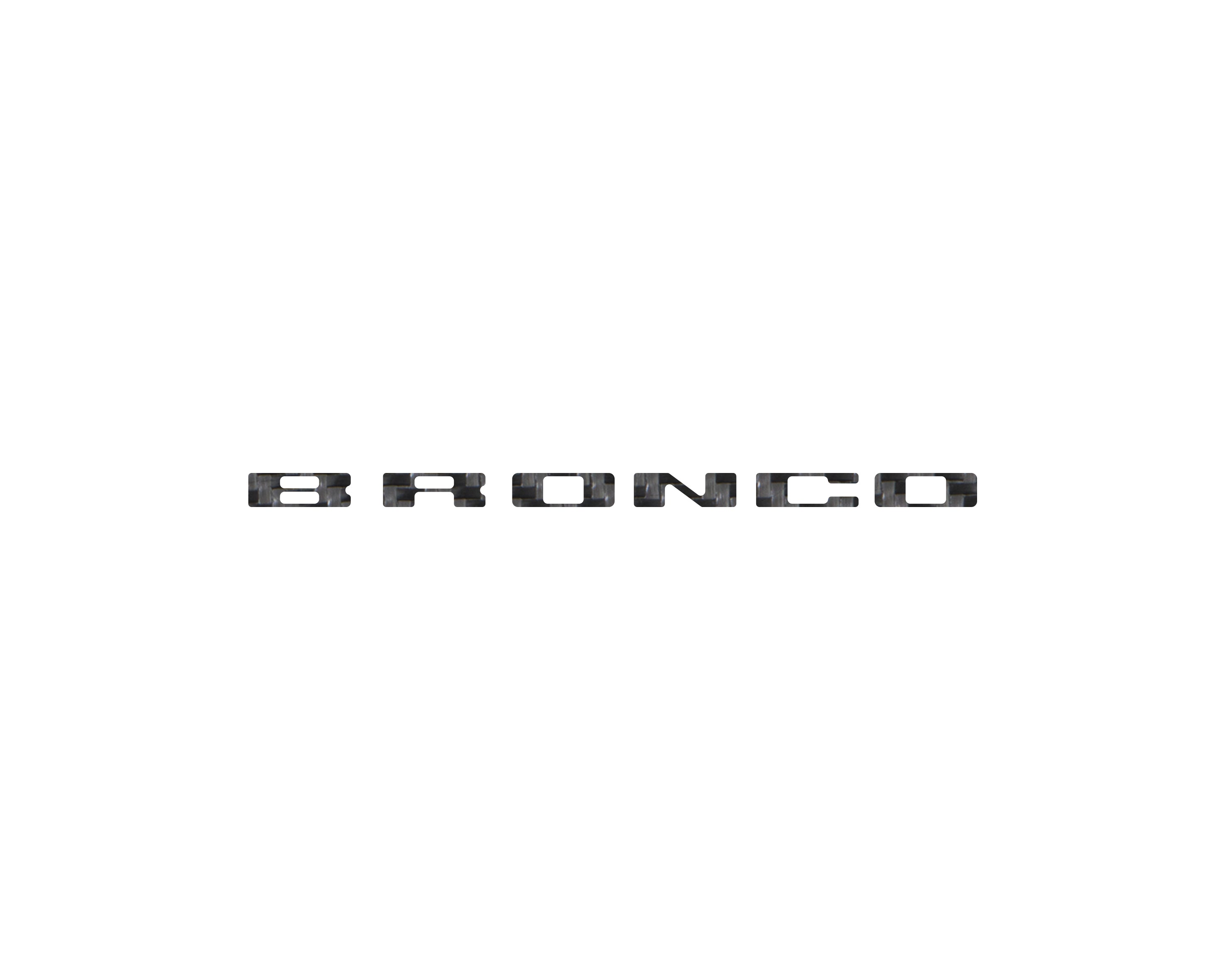 Passenger Dash Letter Inserts Fits 2025-2026 Ford Bronco Sport