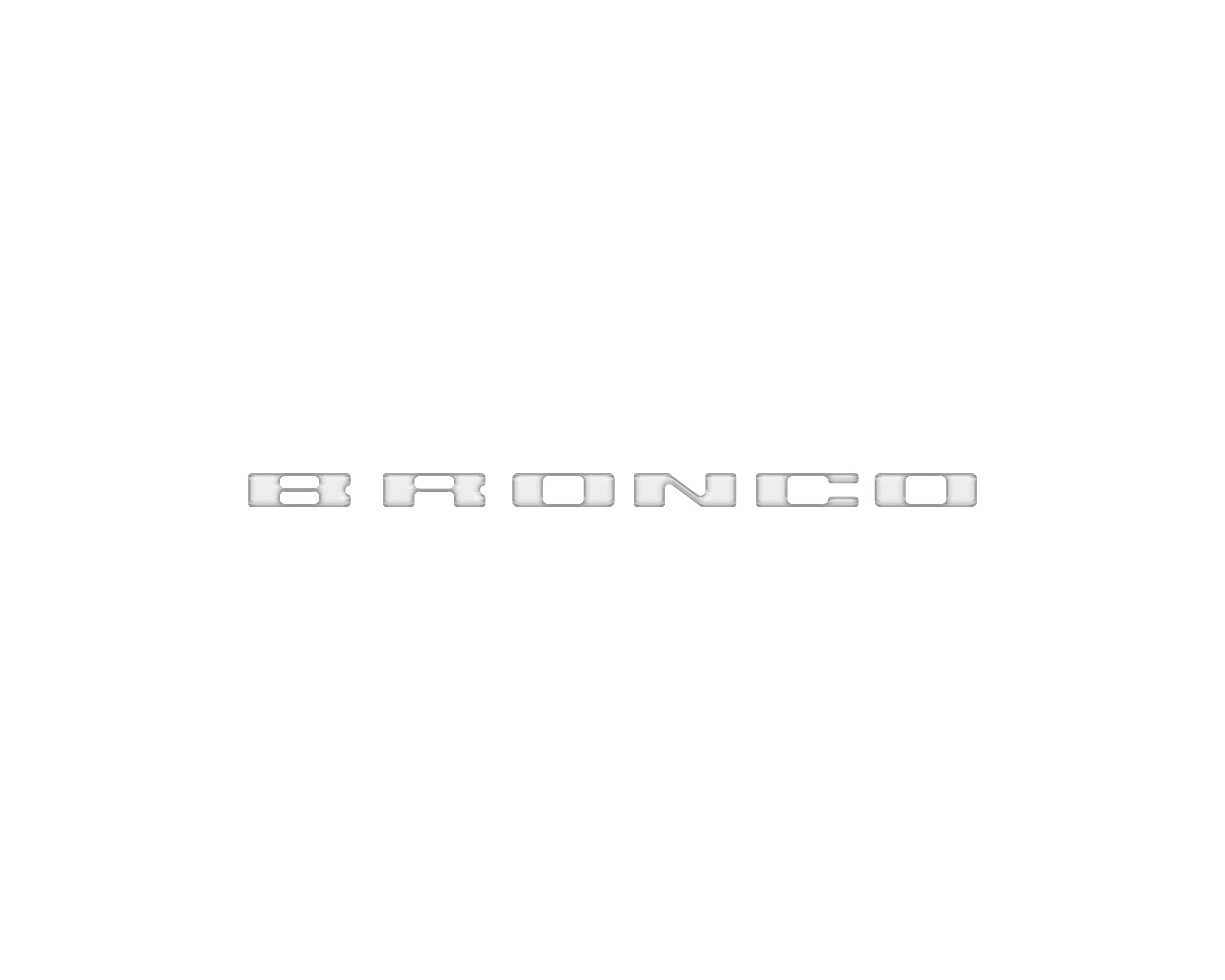 Passenger Dash Letter Inserts Fits 2025-2026 Ford Bronco Sport