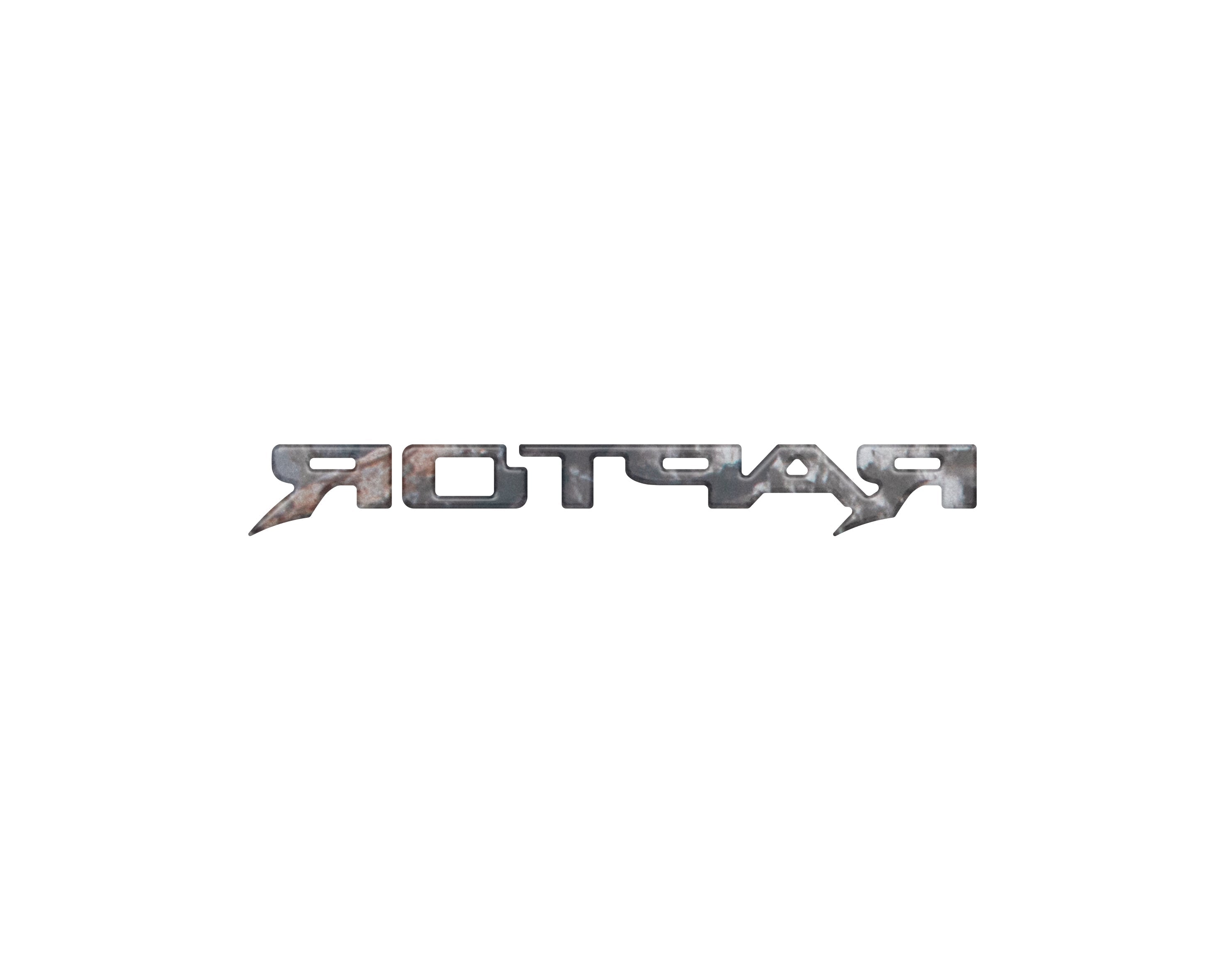 Raptor Third Brake Light Letter Inserts Fits 2022-2026 Ford Bronco Raptor