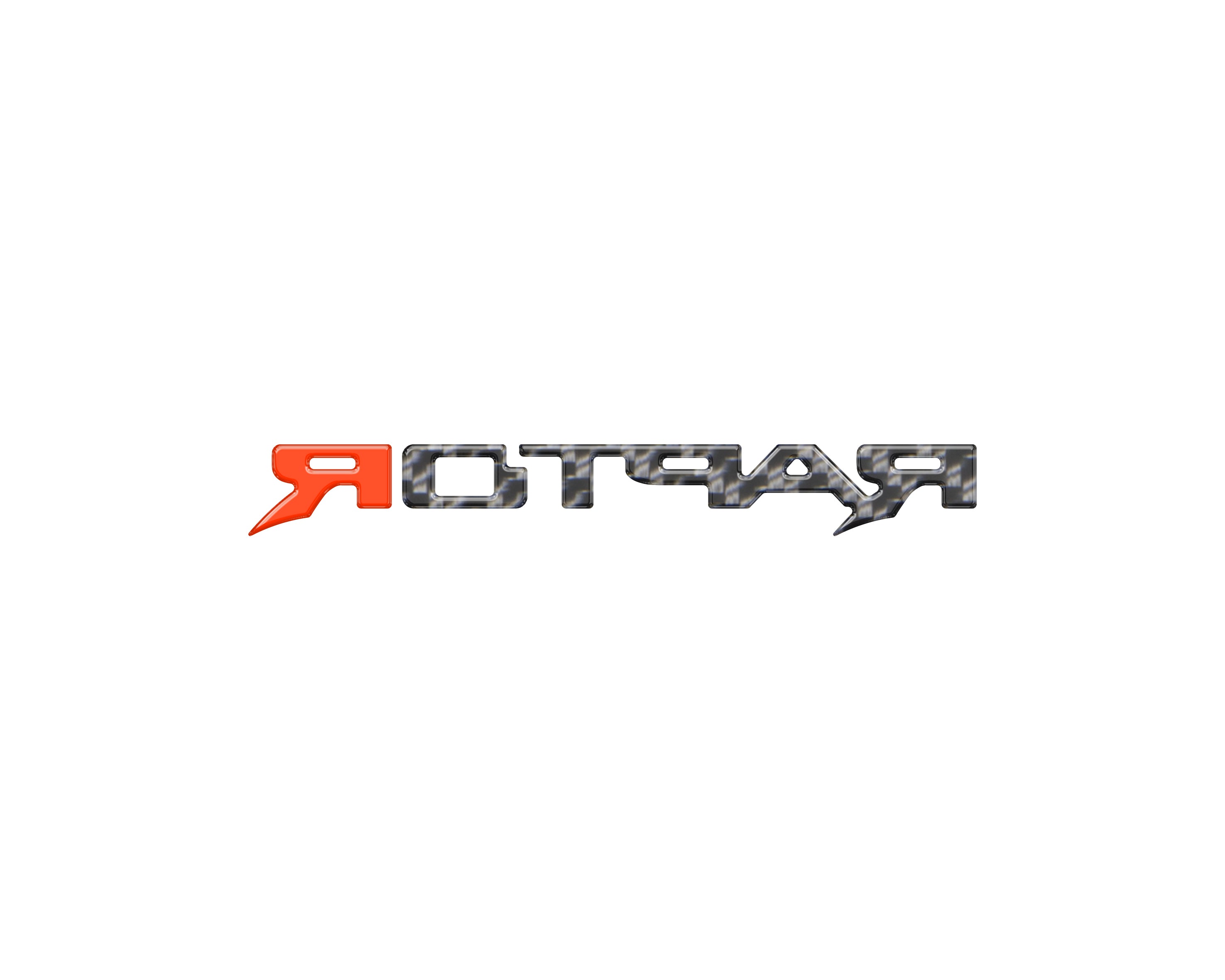 Raptor Third Brake Light Letter Inserts Fits 2022-2026 Ford Bronco Raptor
