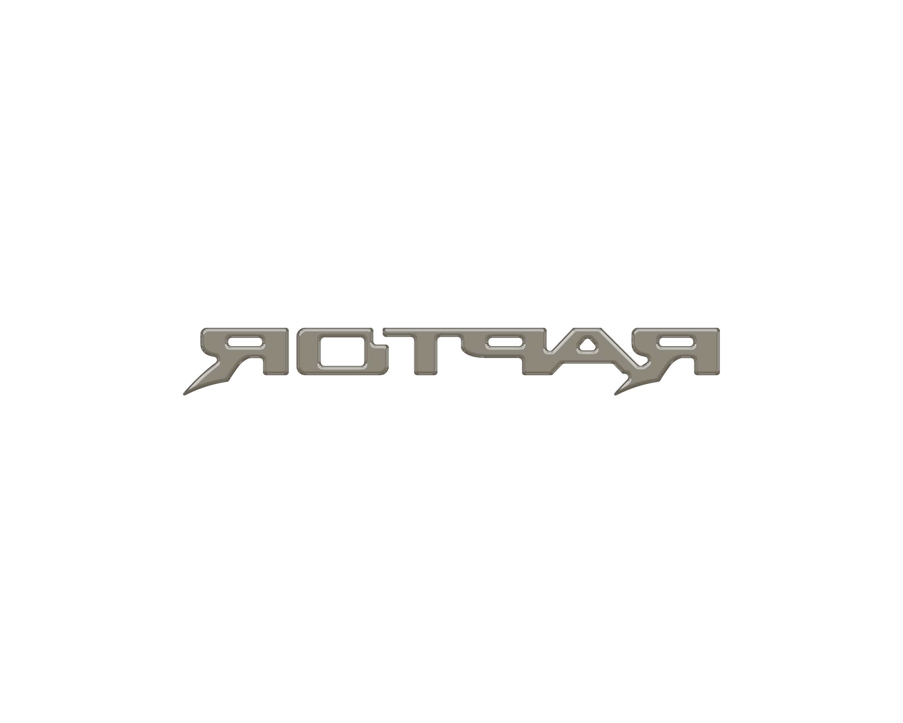Raptor Third Brake Light Letter Inserts Fits 2022-2026 Ford Bronco Raptor