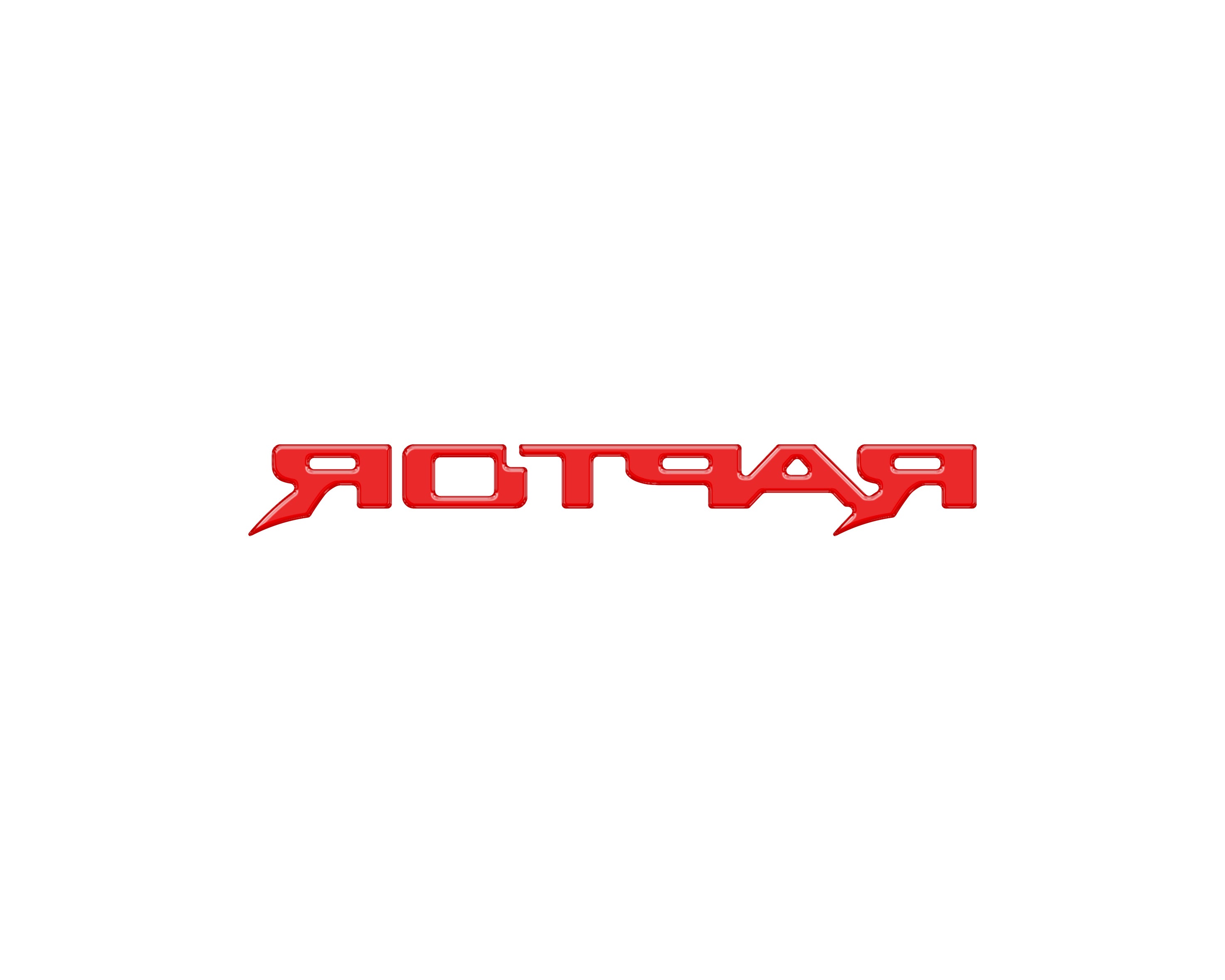 Raptor Third Brake Light Letter Inserts Fits 2022-2026 Ford Bronco Raptor