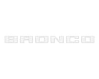 Slideout Tailgate Letter Inserts Fits 2021-2026 Ford Bronco