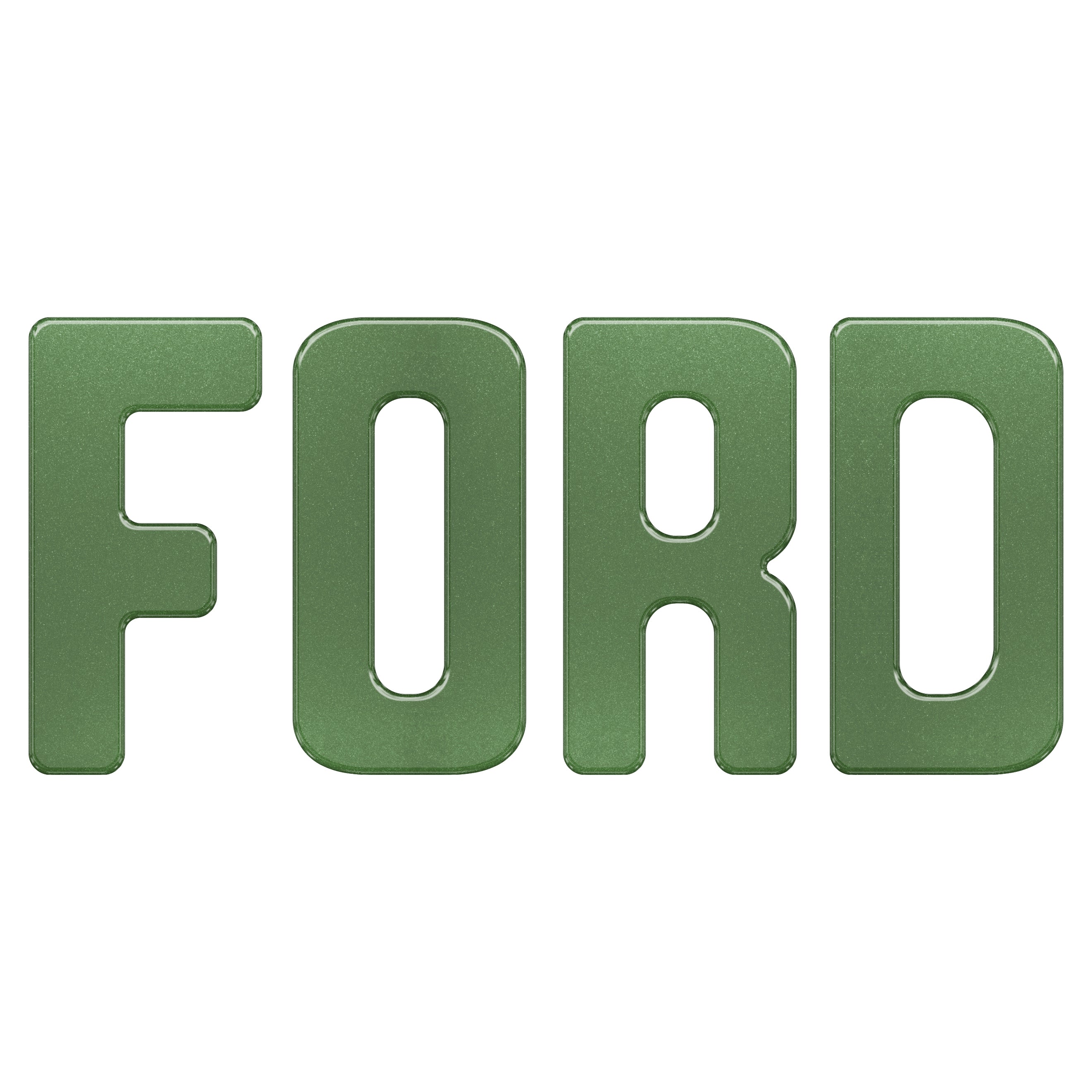 Slideout Tailgate Letter Inserts Fits 2021-2026 Ford Bronco