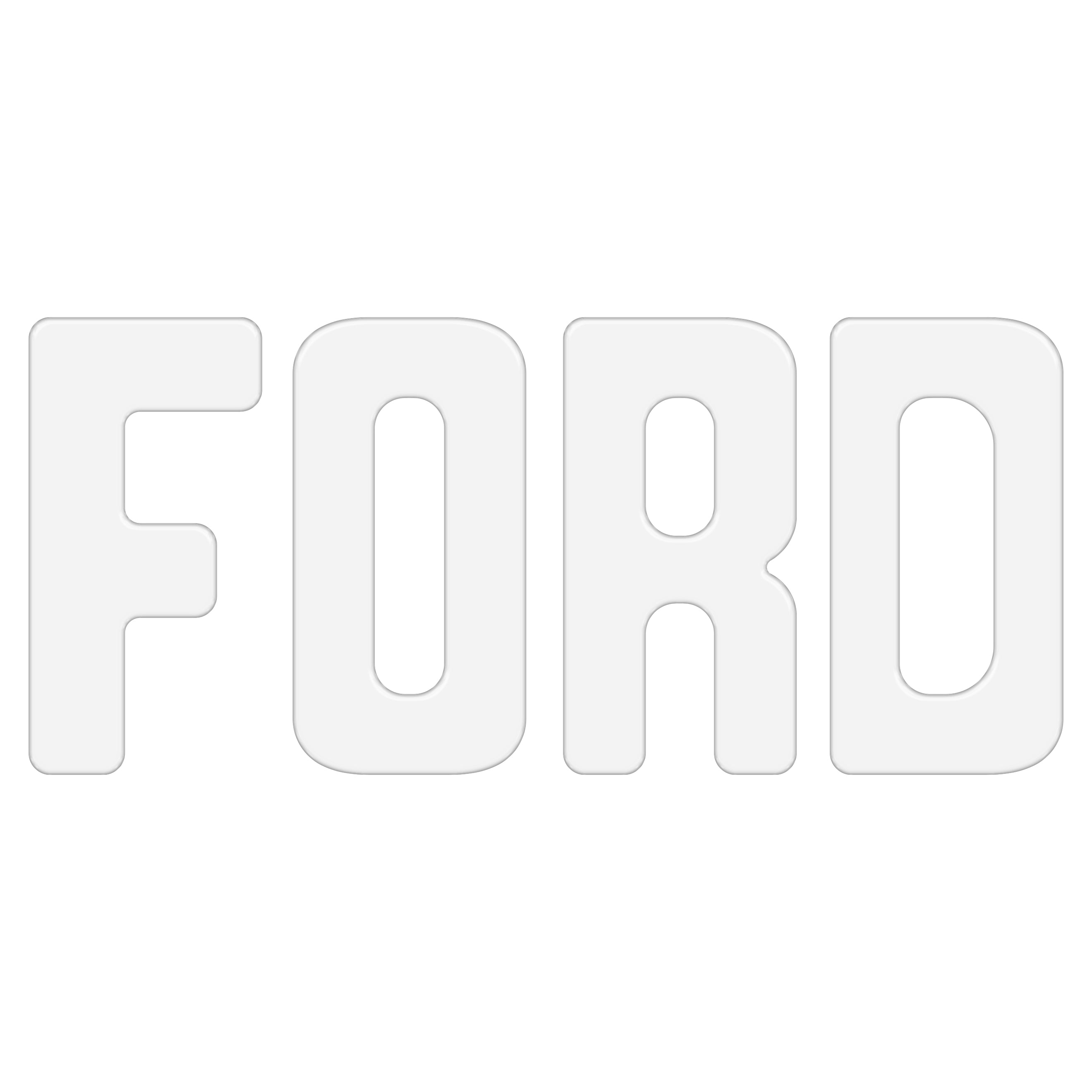 Slideout Tailgate Letter Inserts Fits 2021-2026 Ford Bronco