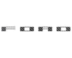 Bronco Heritage Grille Letter Overlays Fits 2023-2026 Ford Bronco