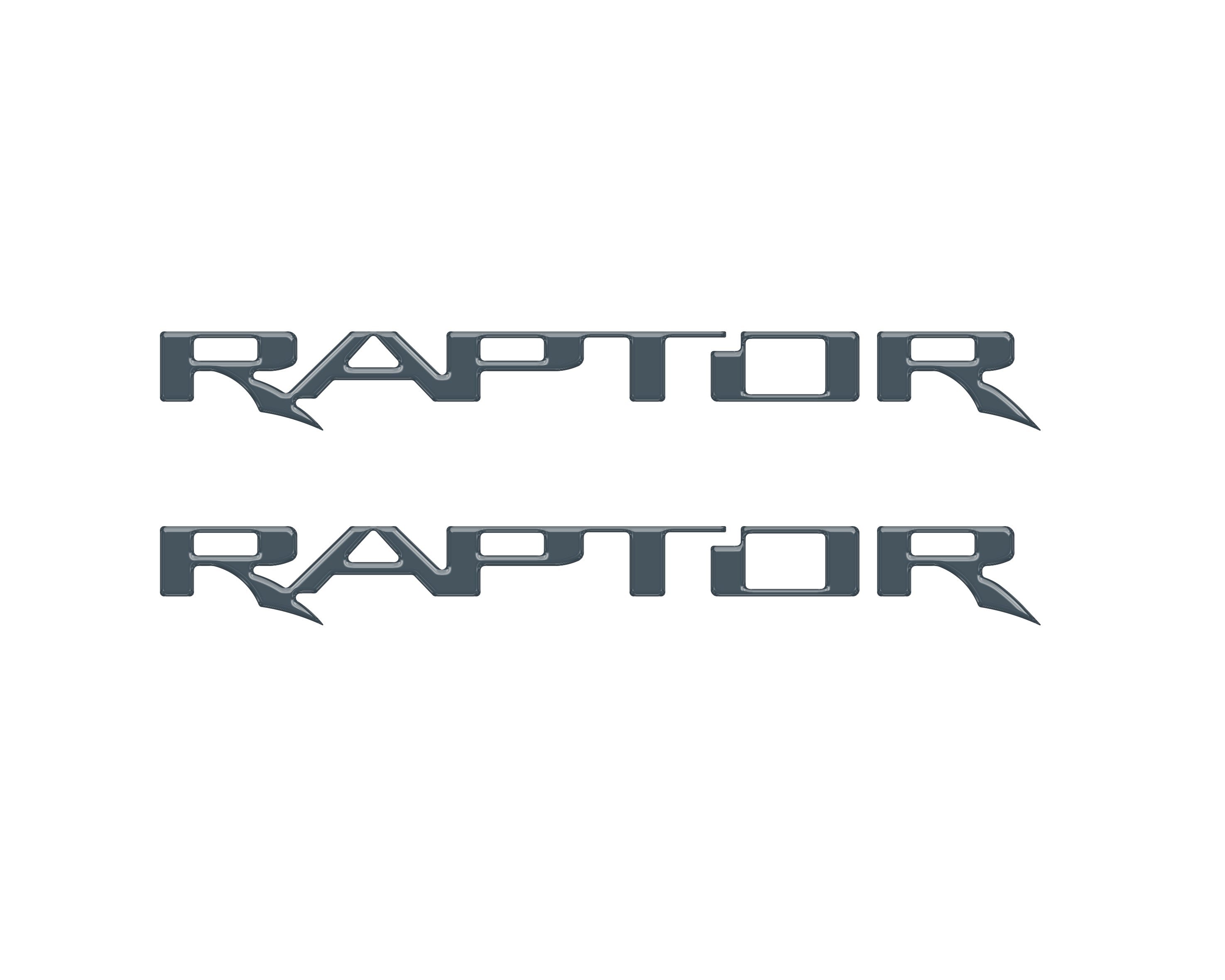 Raptor Floor Mat Emblem Inserts Fits 2022-2026 Ford Bronco & 2024-2026 Ranger Raptor