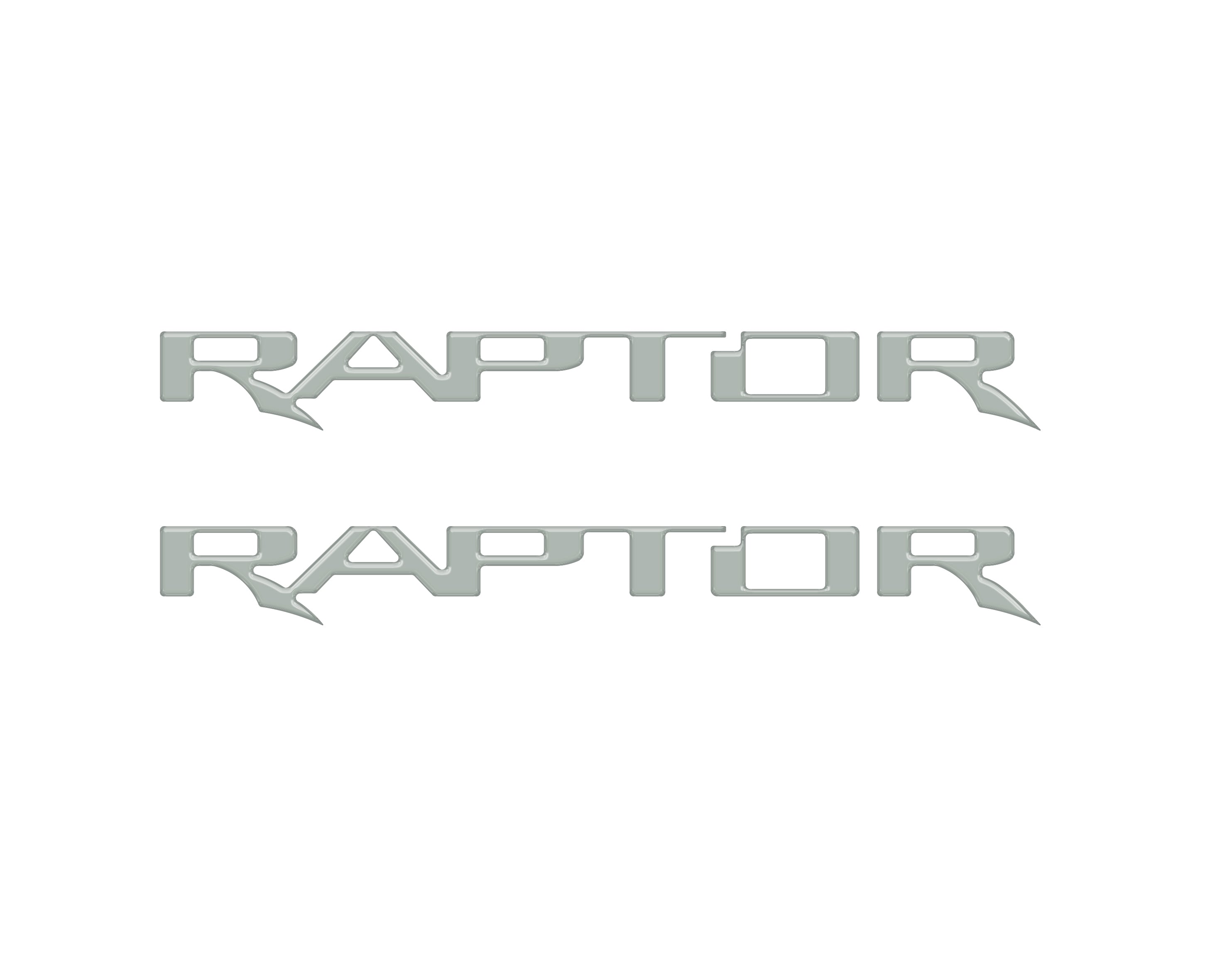 Raptor Floor Mat Emblem Inserts Fits 2022-2026 Ford Bronco & 2024-2026 Ranger Raptor