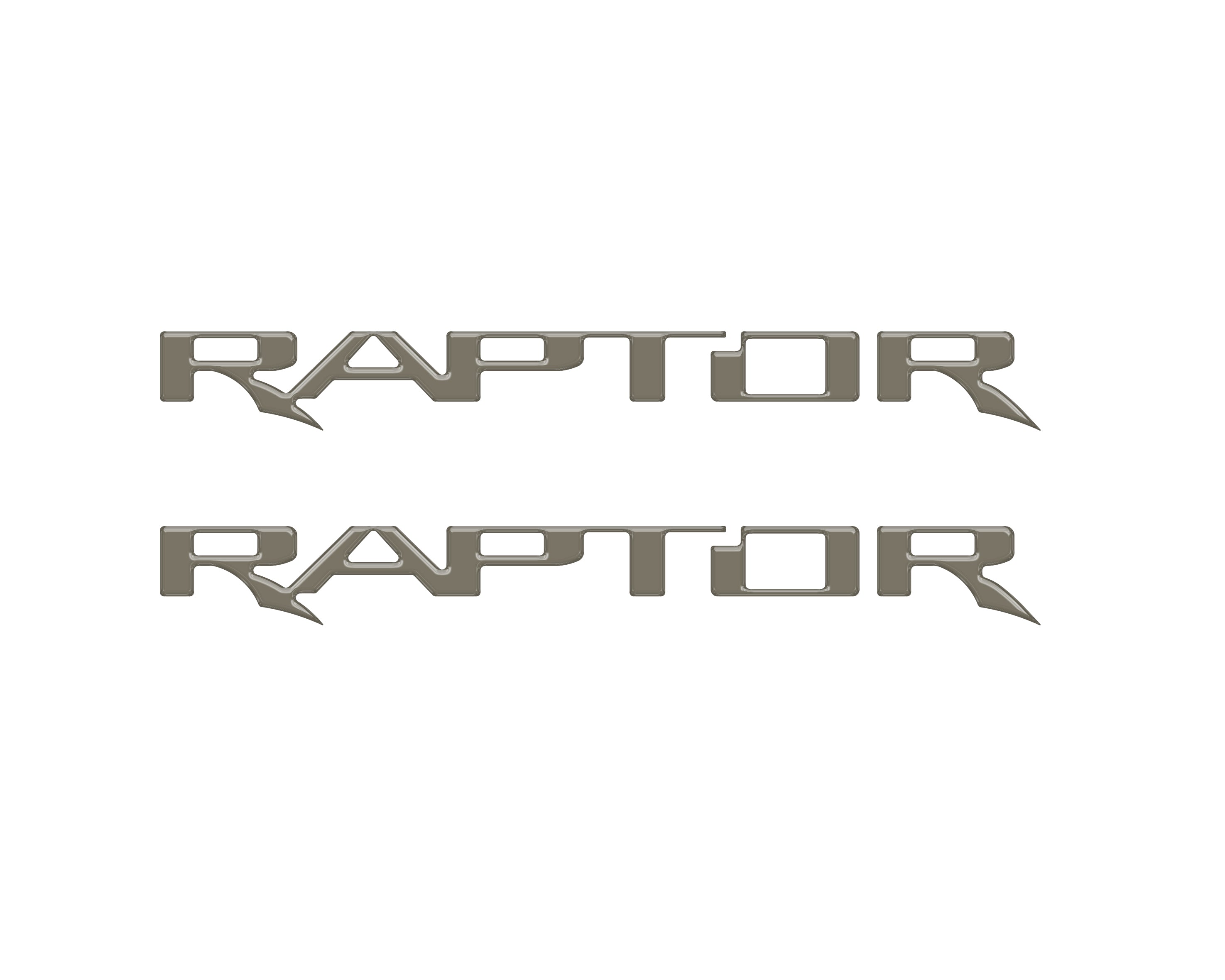 Raptor Floor Mat Emblem Inserts Fits 2022-2026 Ford Bronco & 2024-2026 Ranger Raptor