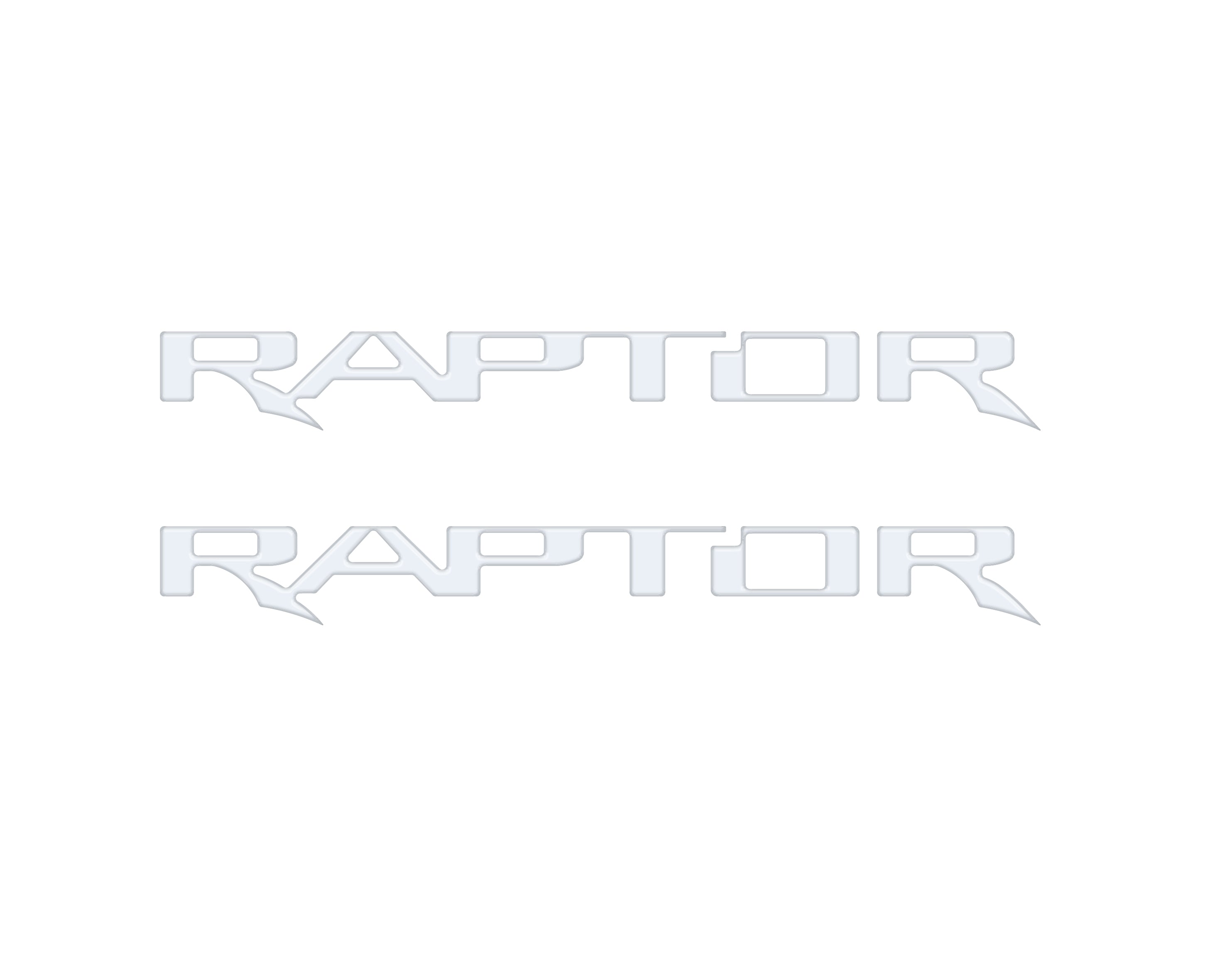 Raptor Floor Mat Emblem Inserts Fits 2022-2026 Ford Bronco & 2024-2026 Ranger Raptor