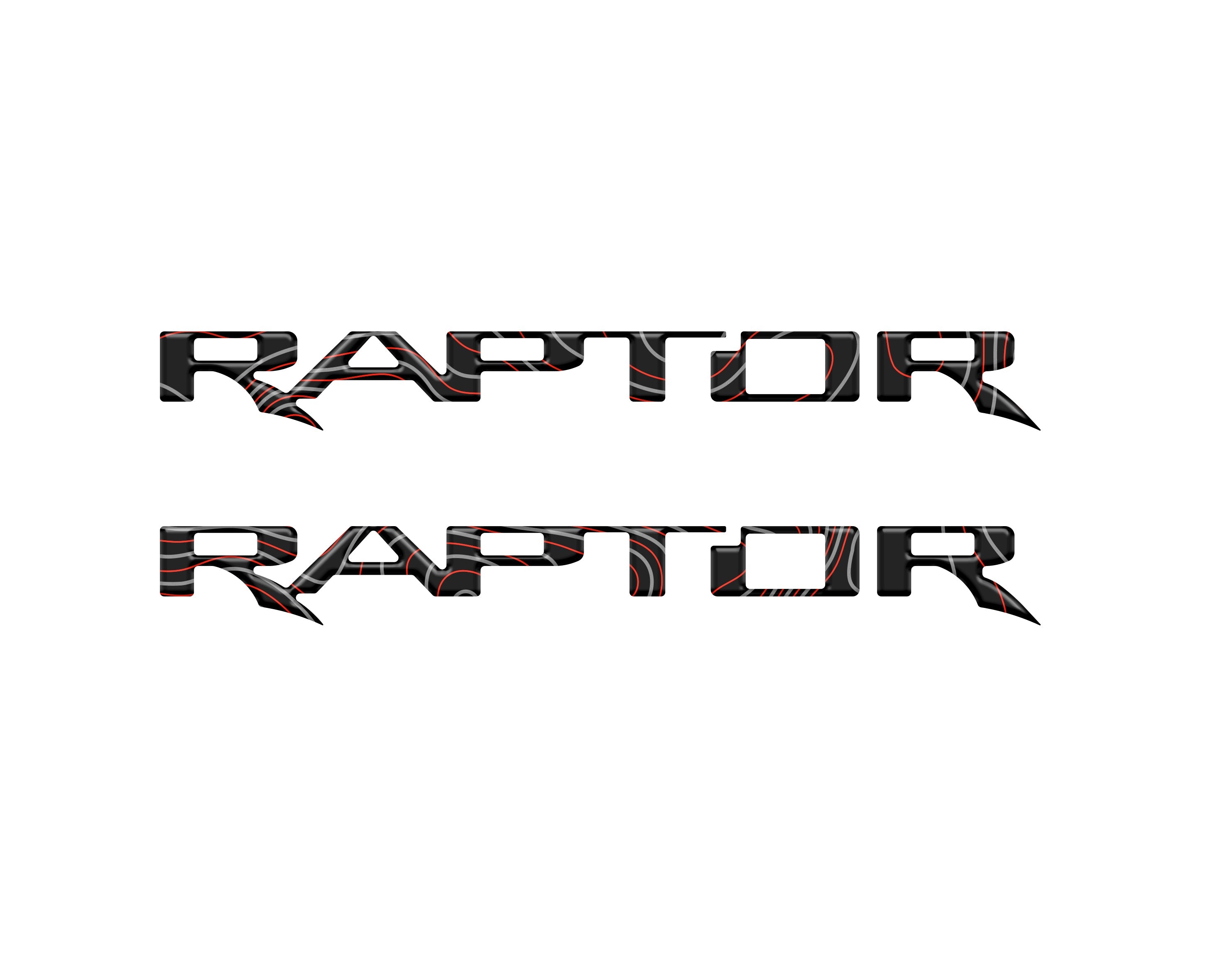 Raptor Floor Mat Emblem Inserts Fits 2022-2026 Ford Bronco & 2024-2026 Ranger Raptor