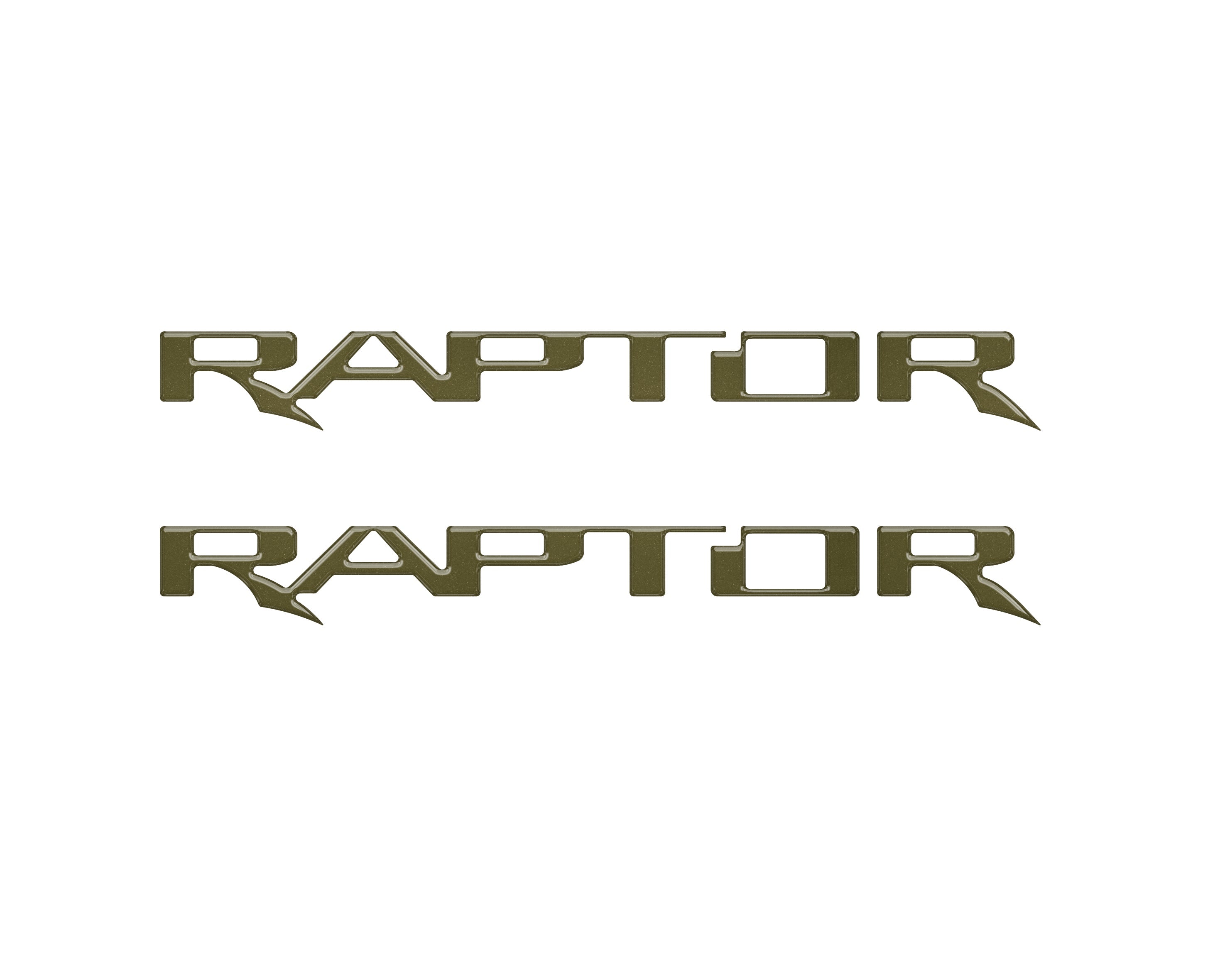 Raptor Floor Mat Emblem Inserts Fits 2022-2026 Ford Bronco & 2024-2026 Ranger Raptor