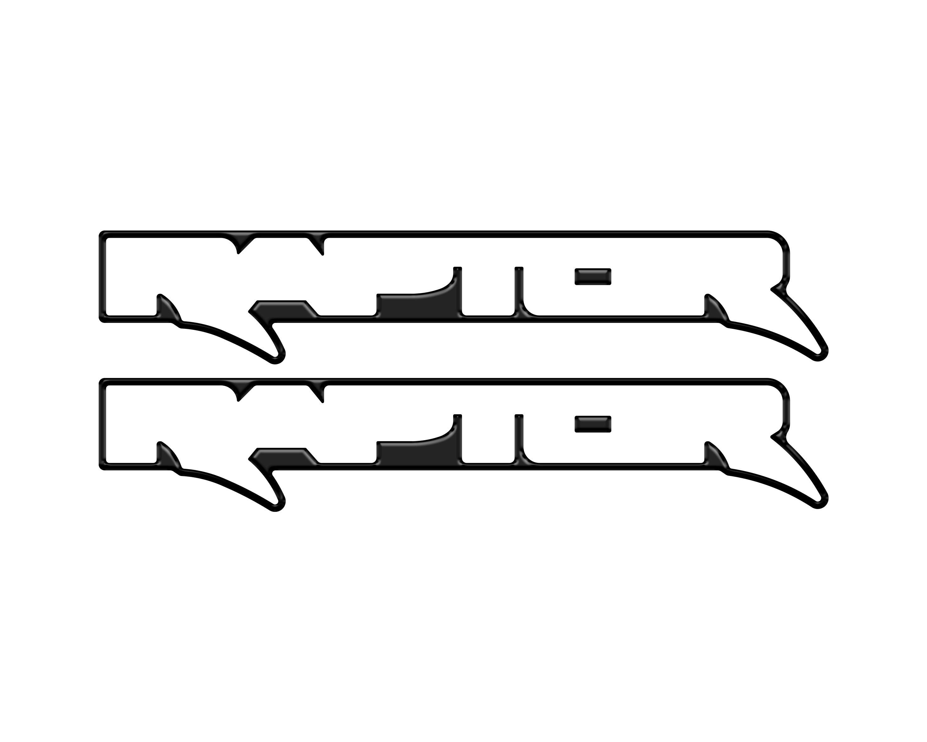 Raptor Floor Mat Emblem Inserts Fits 2022-2026 Ford Bronco & 2024-2026 Ranger Raptor