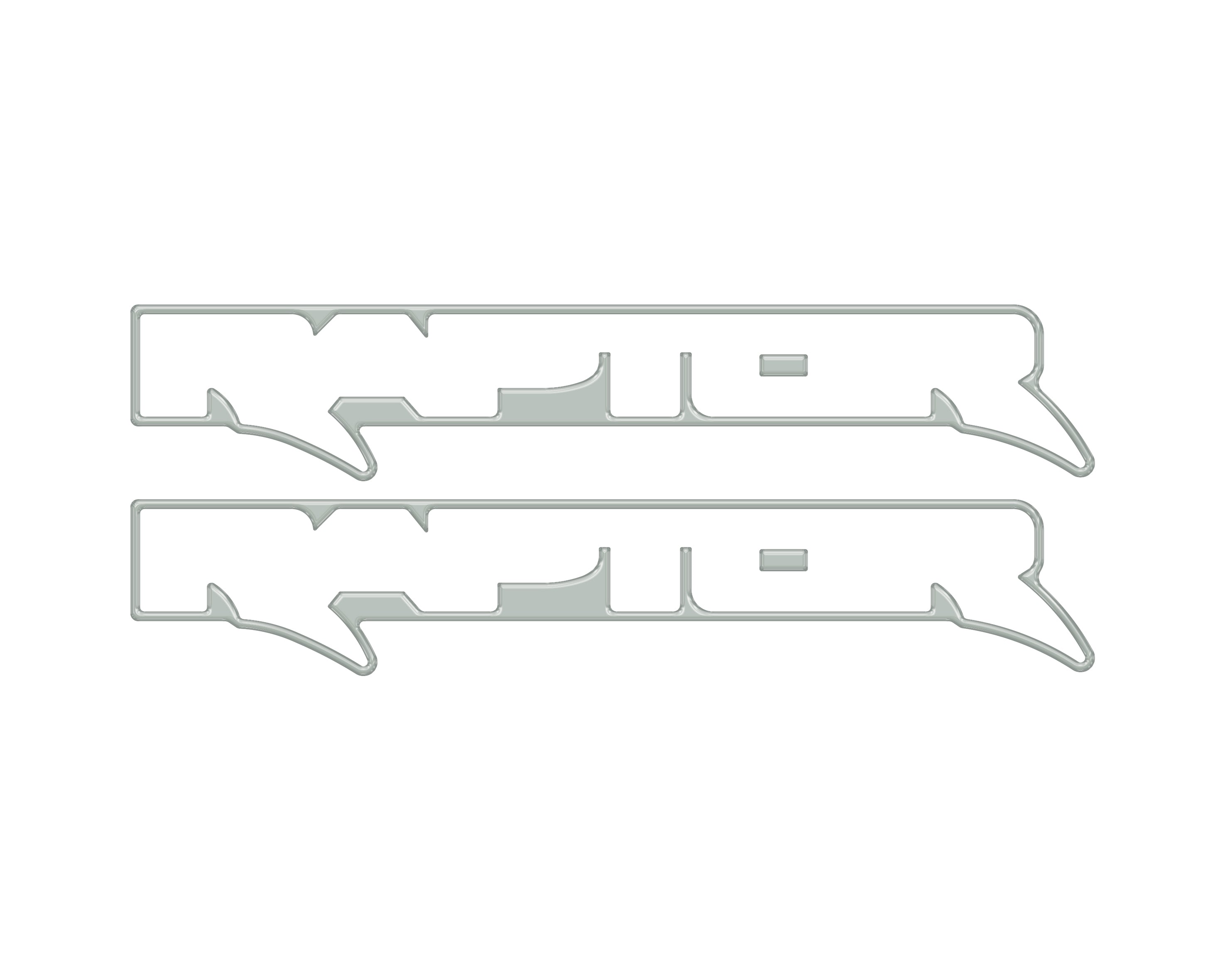 Raptor Floor Mat Emblem Inserts Fits 2022-2026 Ford Bronco & 2024-2026 Ranger Raptor