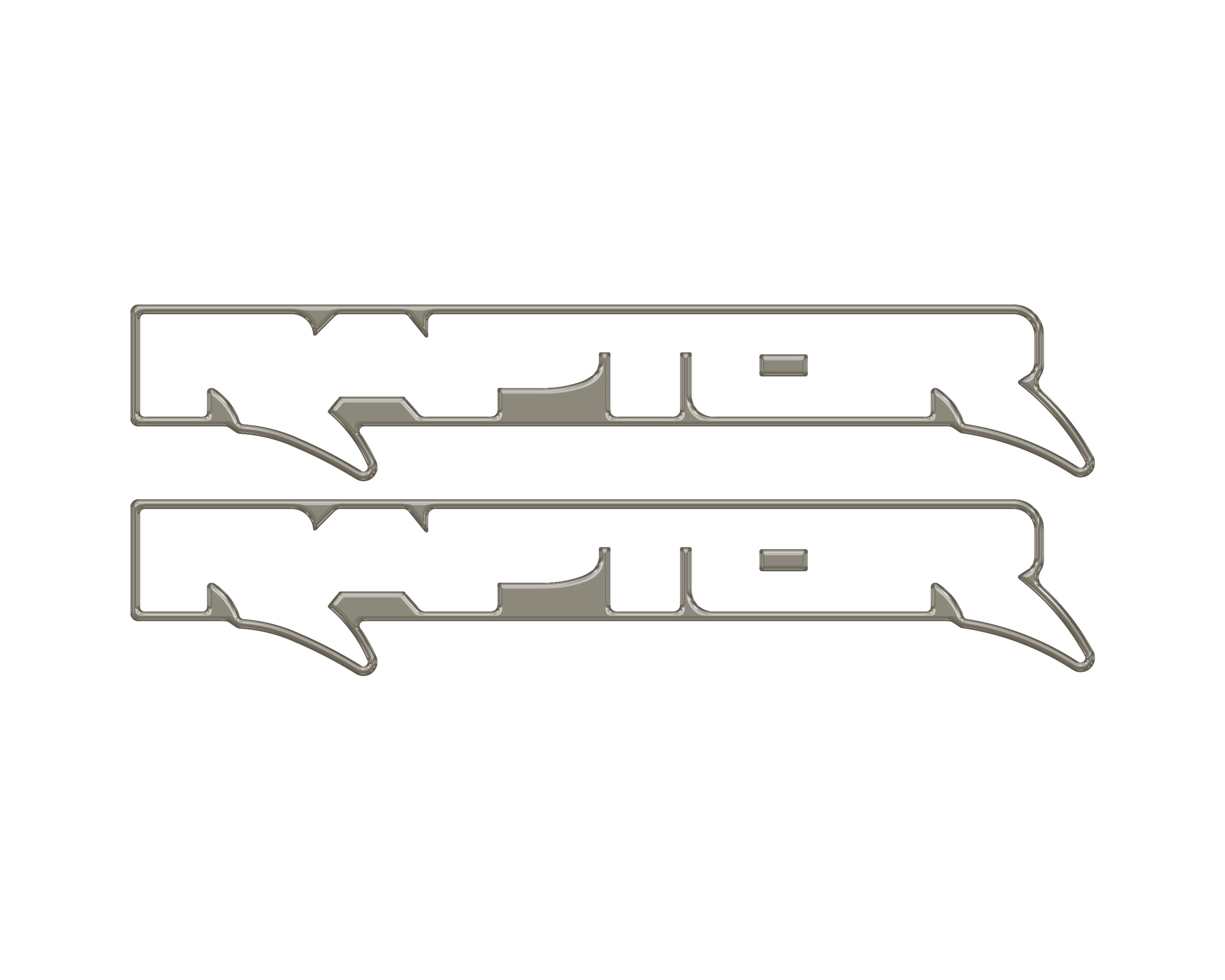 Raptor Floor Mat Emblem Inserts Fits 2022-2026 Ford Bronco & 2024-2026 Ranger Raptor