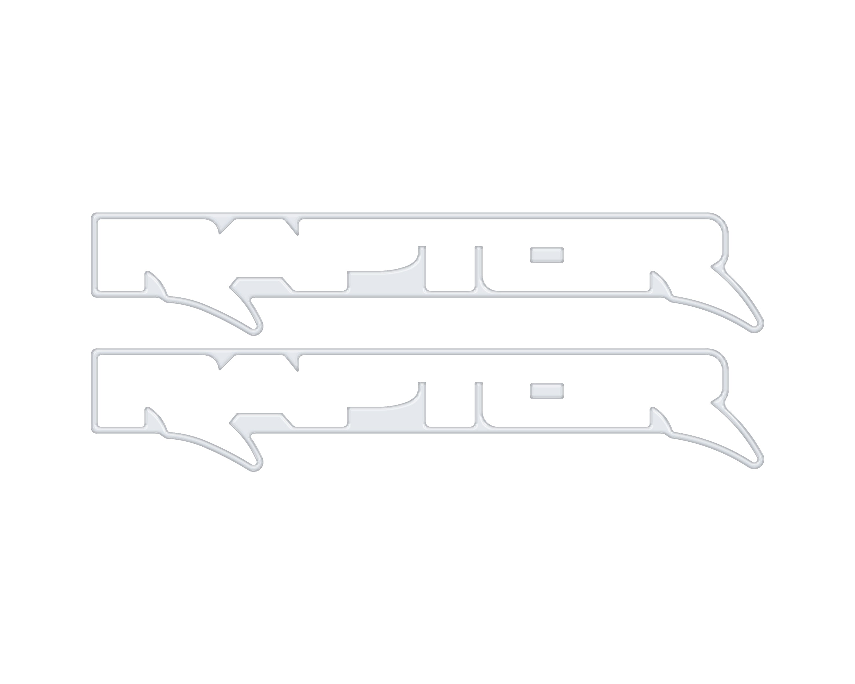 Raptor Floor Mat Emblem Inserts Fits 2022-2026 Ford Bronco & 2024-2026 Ranger Raptor