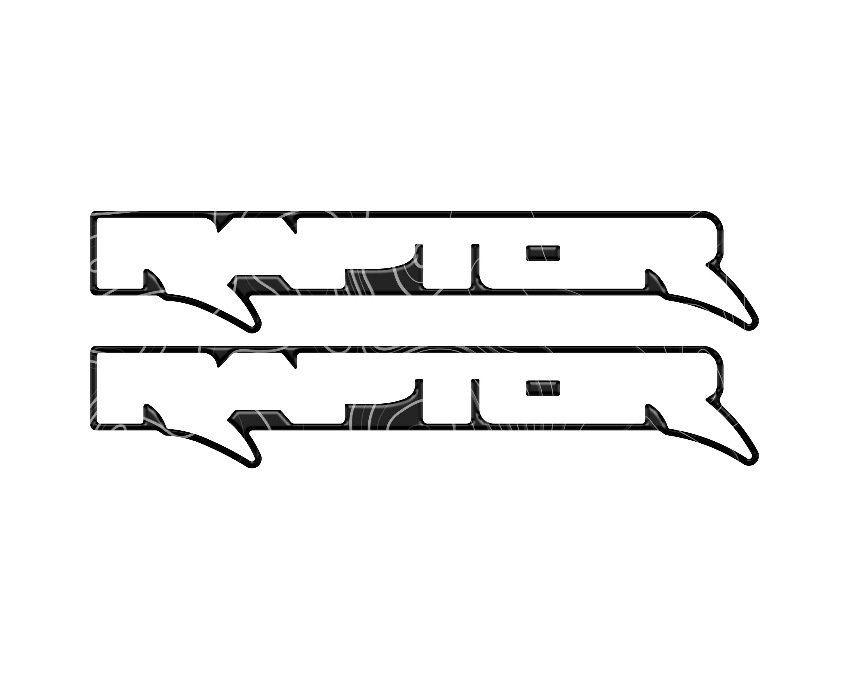 Raptor Floor Mat Emblem Inserts Fits 2022-2026 Ford Bronco & 2024-2026 Ranger Raptor