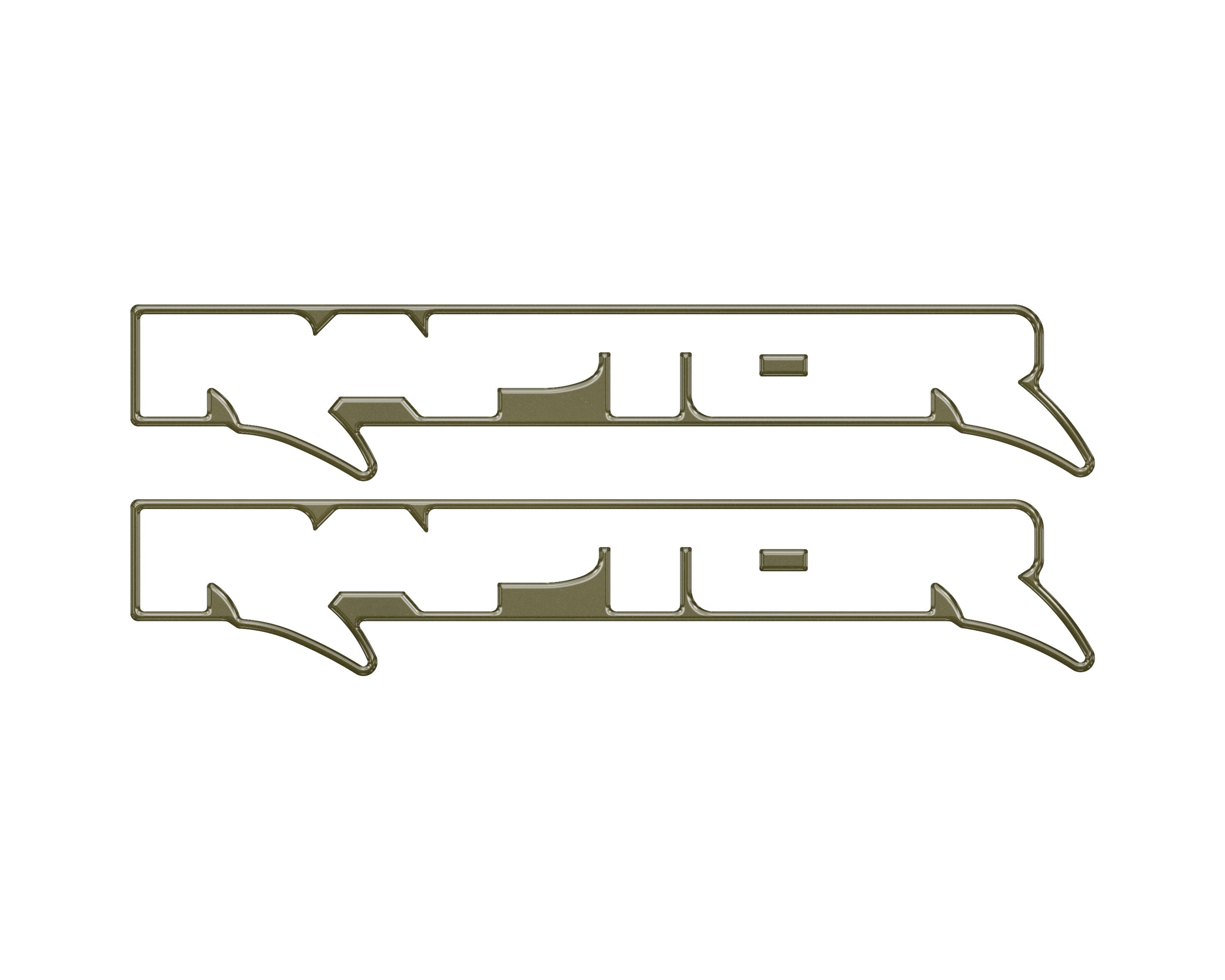 Raptor Floor Mat Emblem Inserts Fits 2022-2026 Ford Bronco & 2024-2026 Ranger Raptor