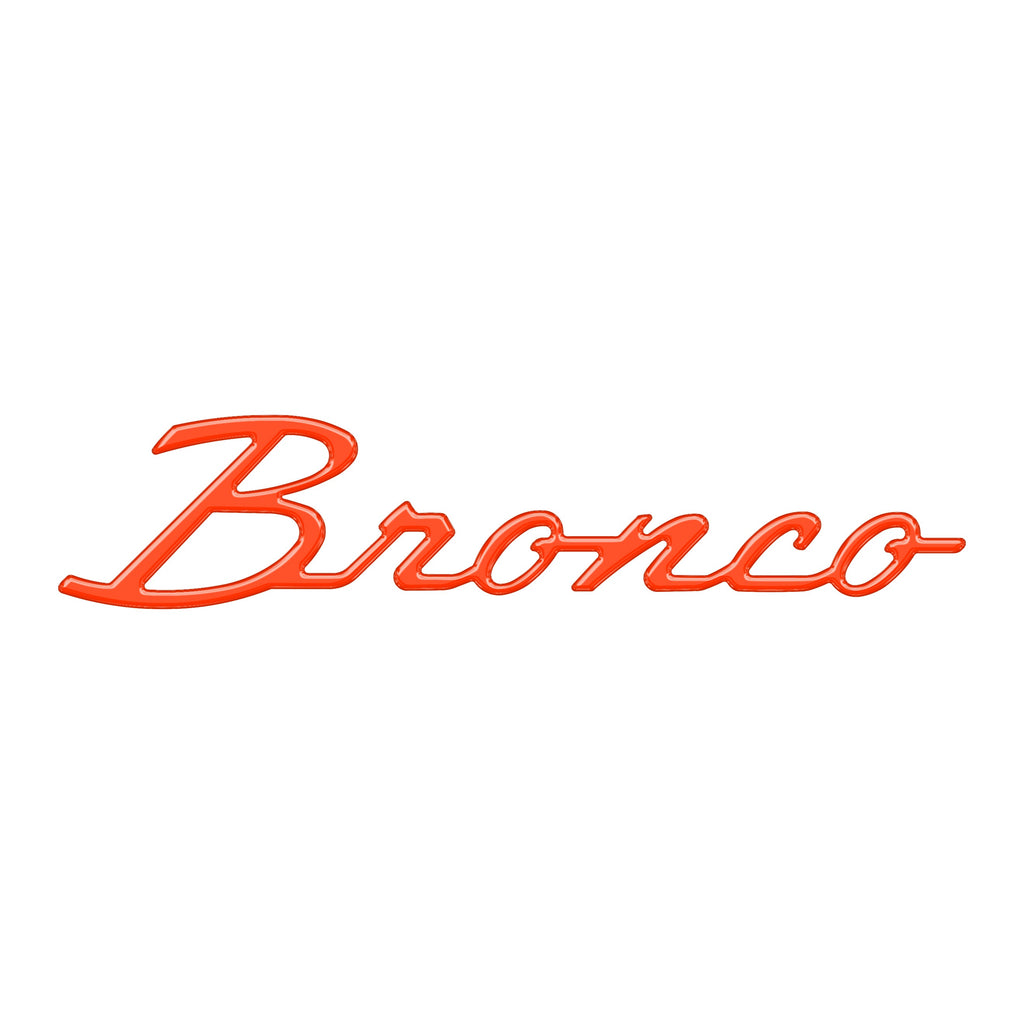 Bronco Script Badge Fits 2021-2026 Ford Bronco