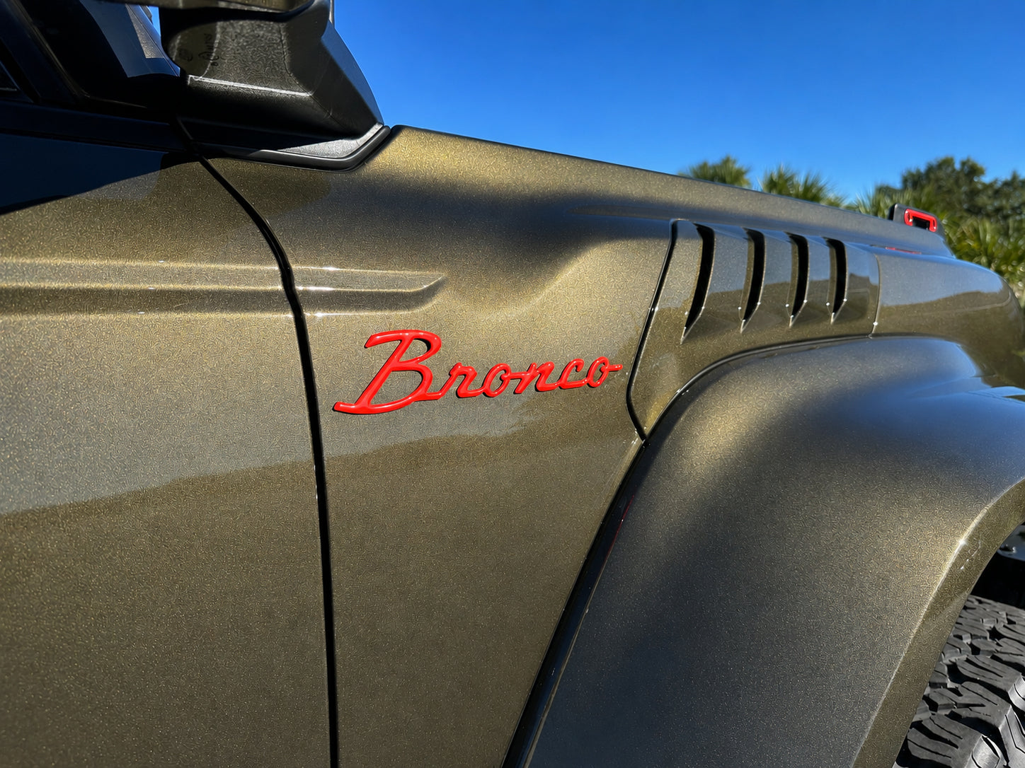 Bronco Script Badge Fits 2021-2026 Ford Bronco