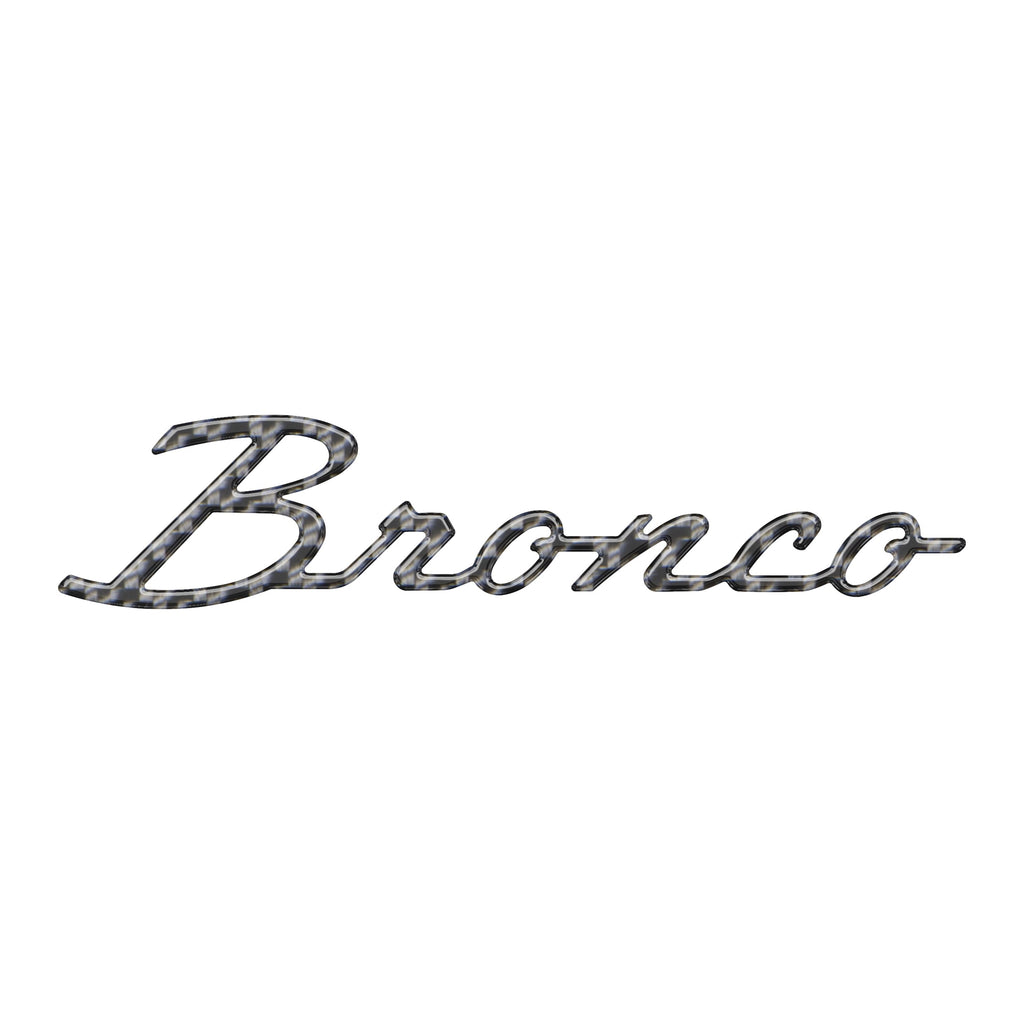 Bronco Script Badge Fits 2021-2026 Ford Bronco