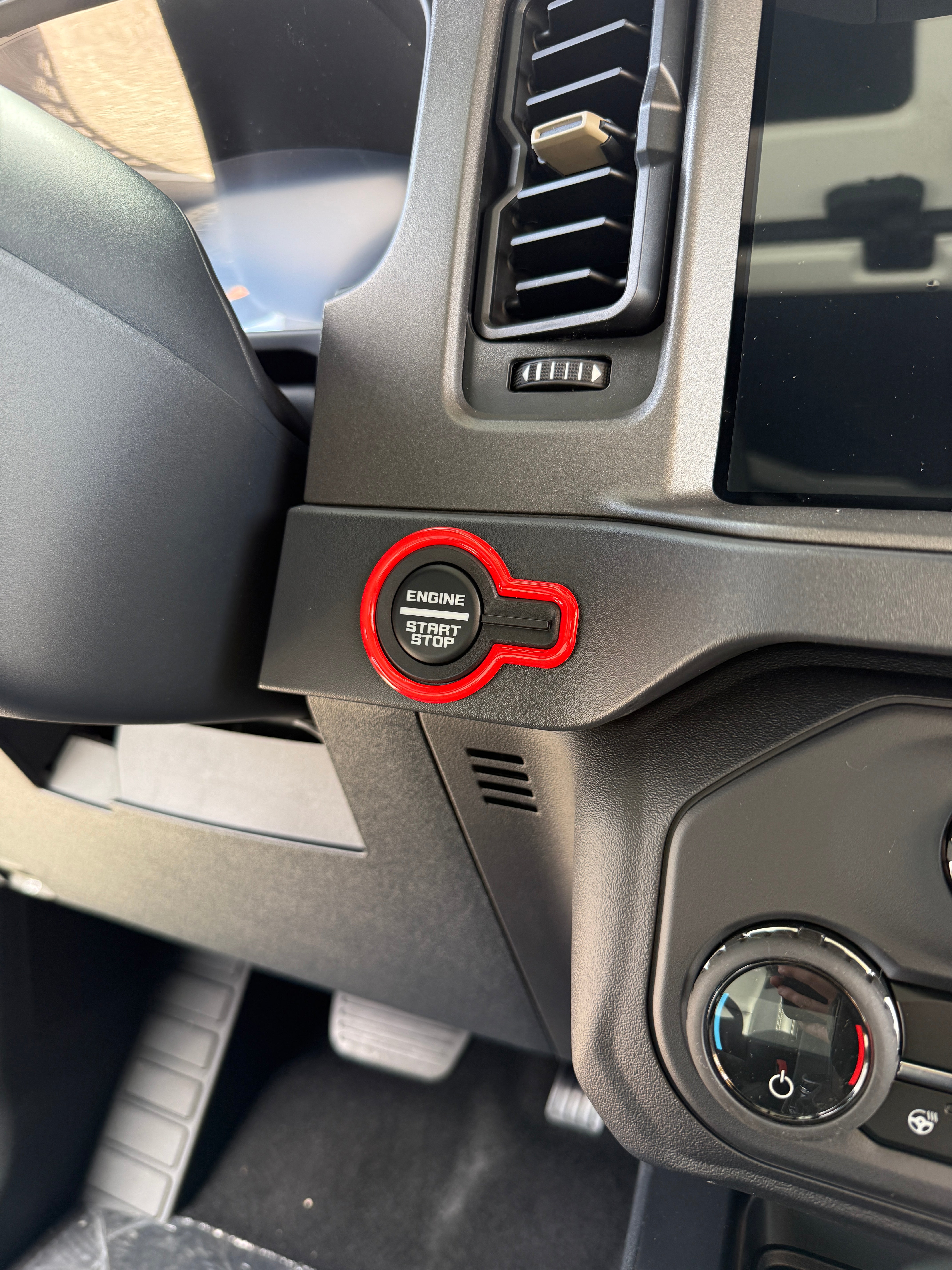 Start Button Accent Trim Fits 2021-2026 Ford Bronco