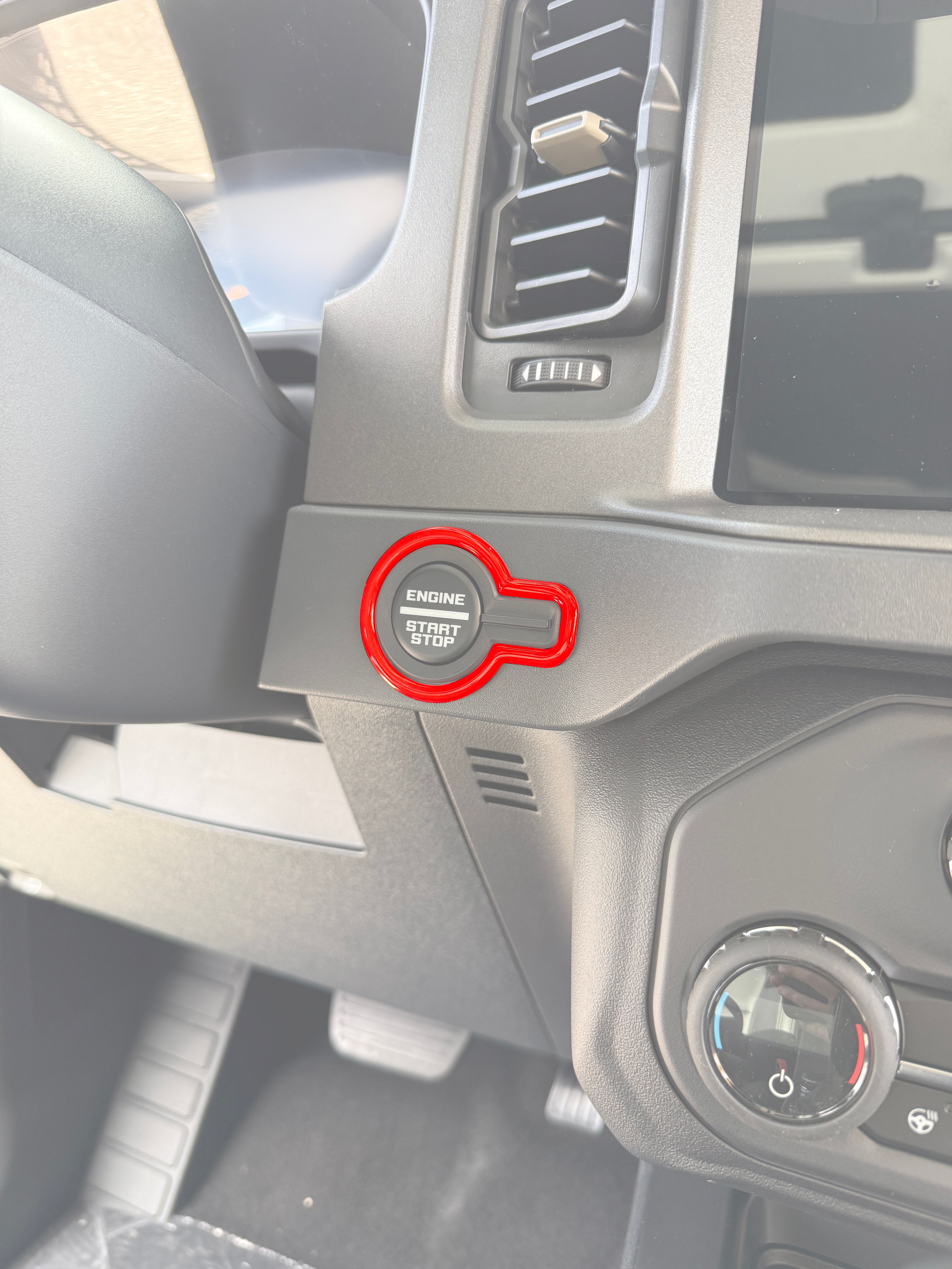 Start Button Accent Trim Fits 2021-2026 Ford Bronco