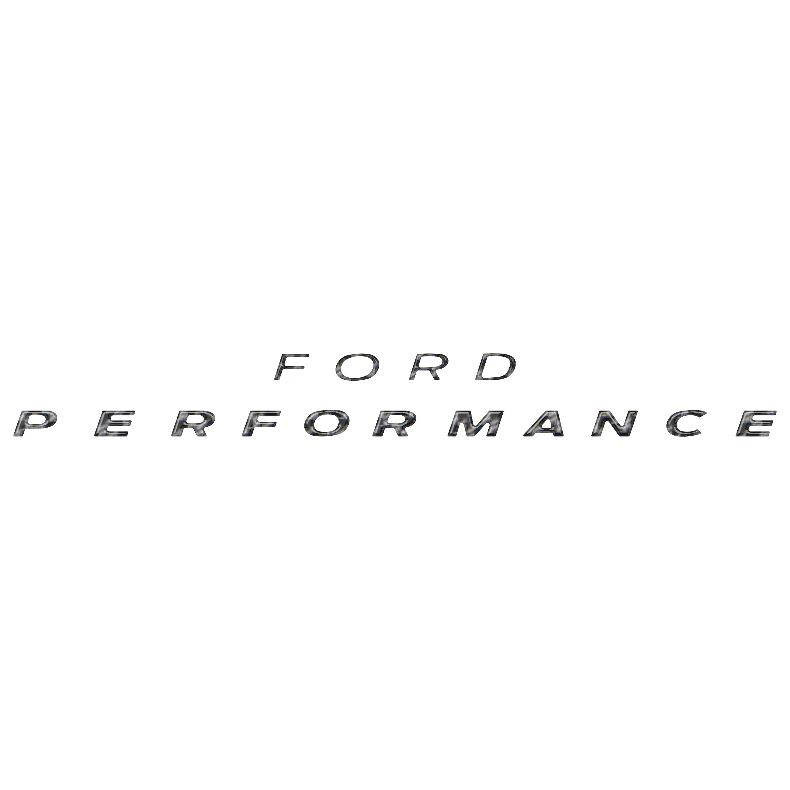 C-Bow Brace Letter Inserts Fits 2021-2026 Ford Bronco