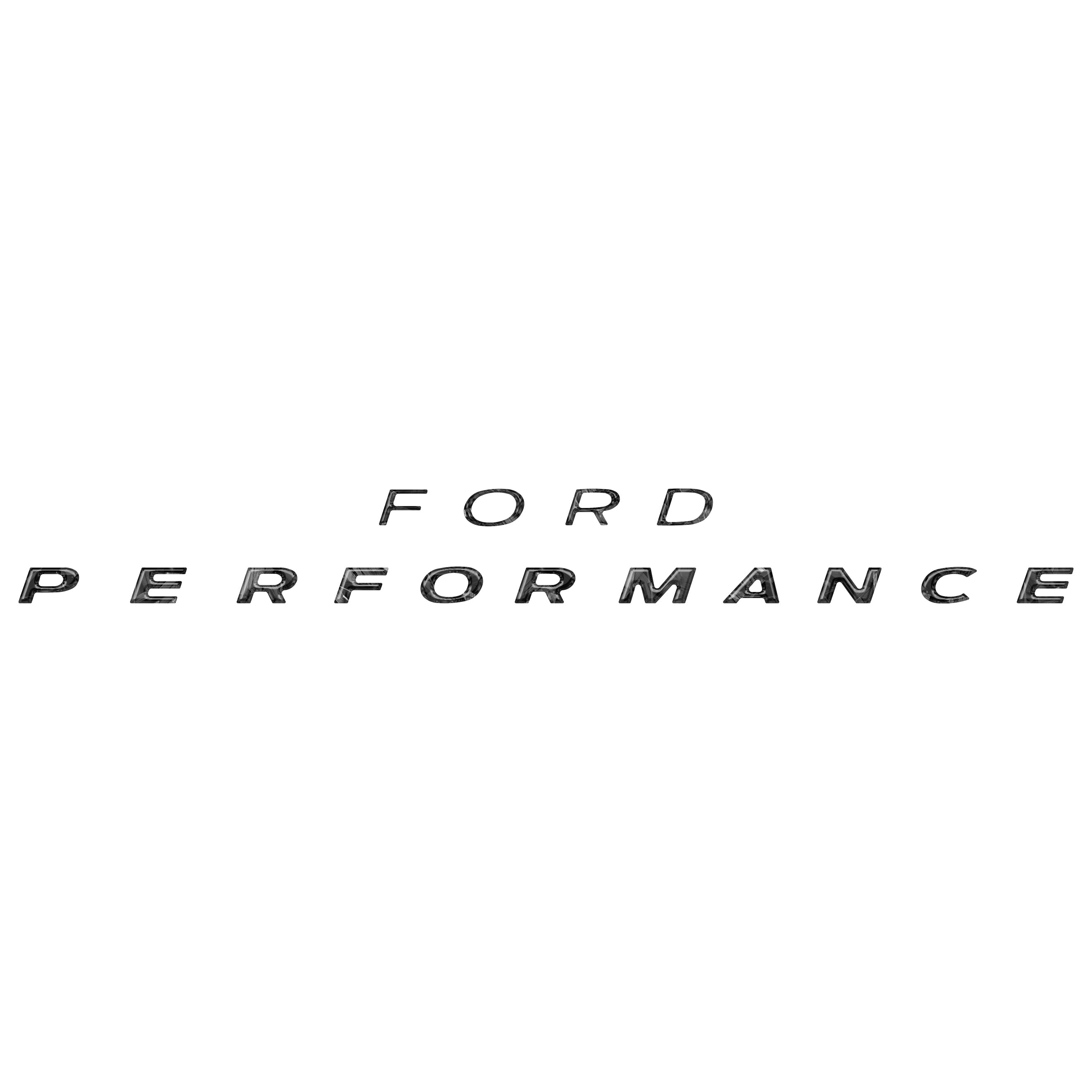 C-Bow Brace Letter Inserts Fits 2021-2026 Ford Bronco