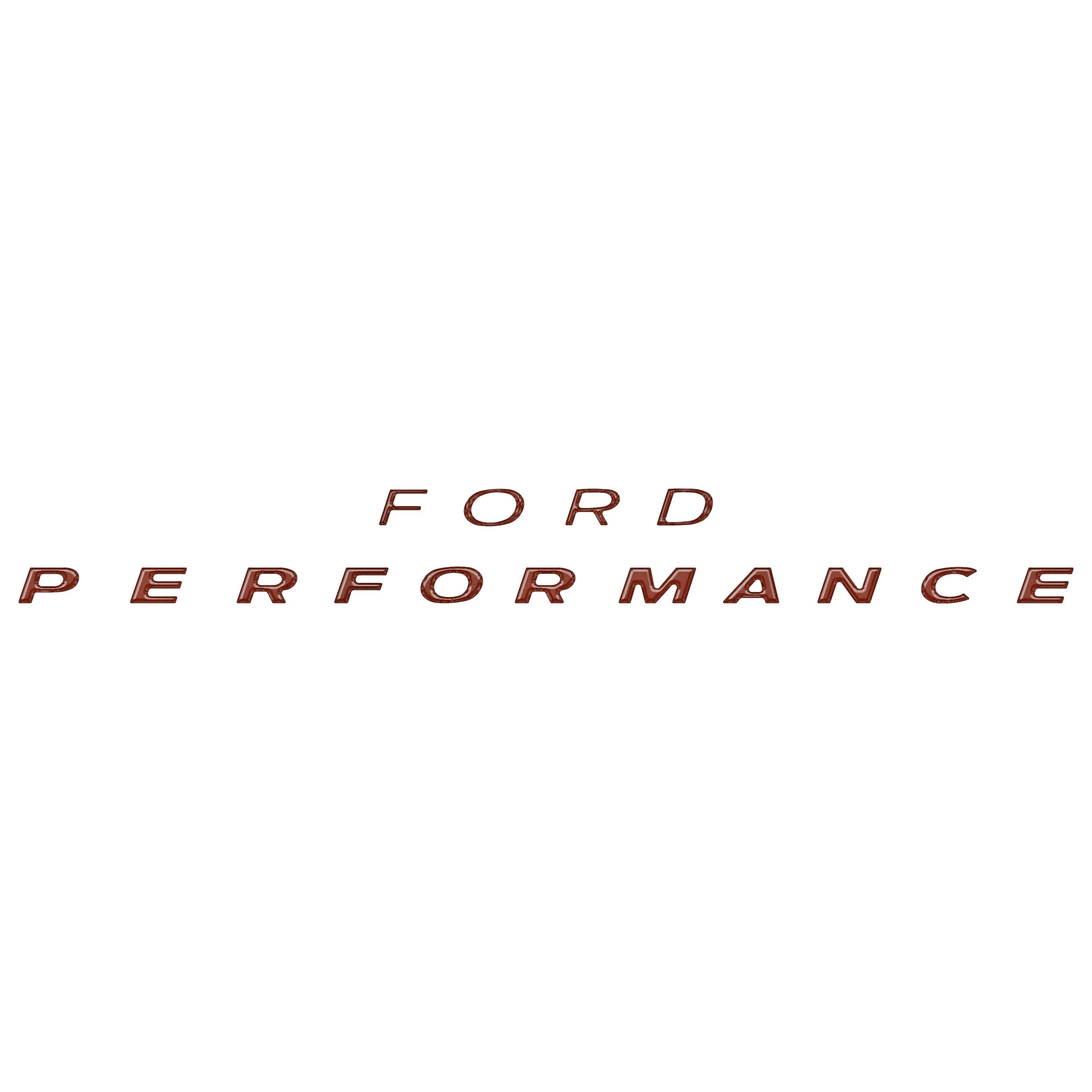 C-Bow Brace Letter Inserts Fits 2021-2026 Ford Bronco