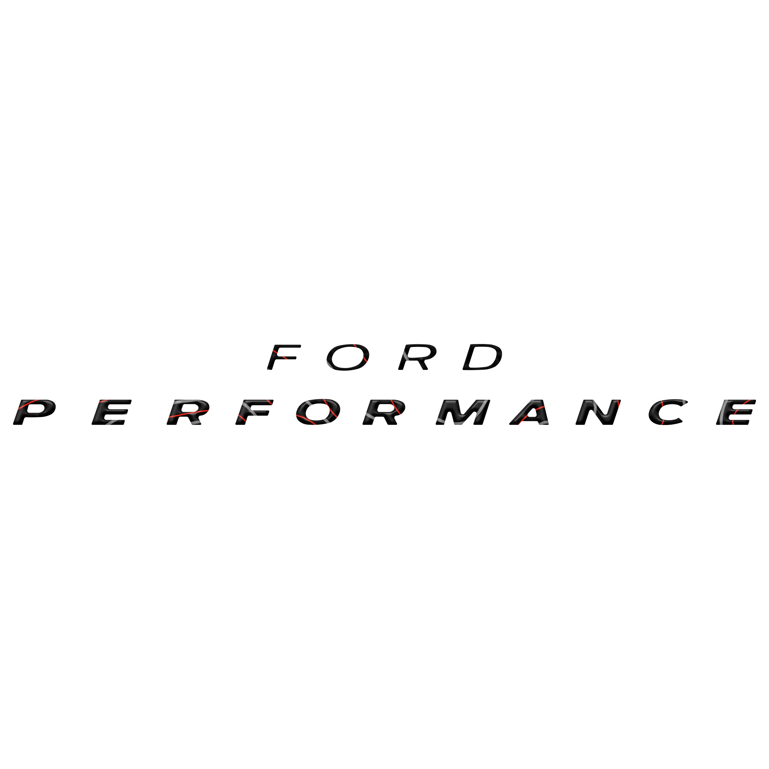 C-Bow Brace Letter Inserts Fits 2021-2026 Ford Bronco