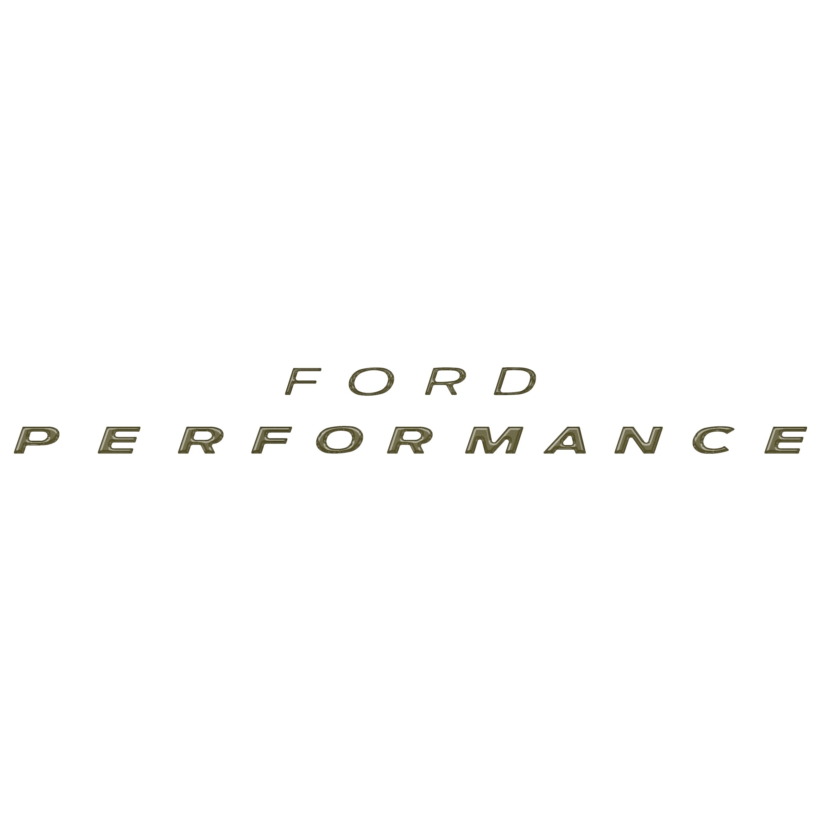 C-Bow Brace Letter Inserts Fits 2021-2026 Ford Bronco
