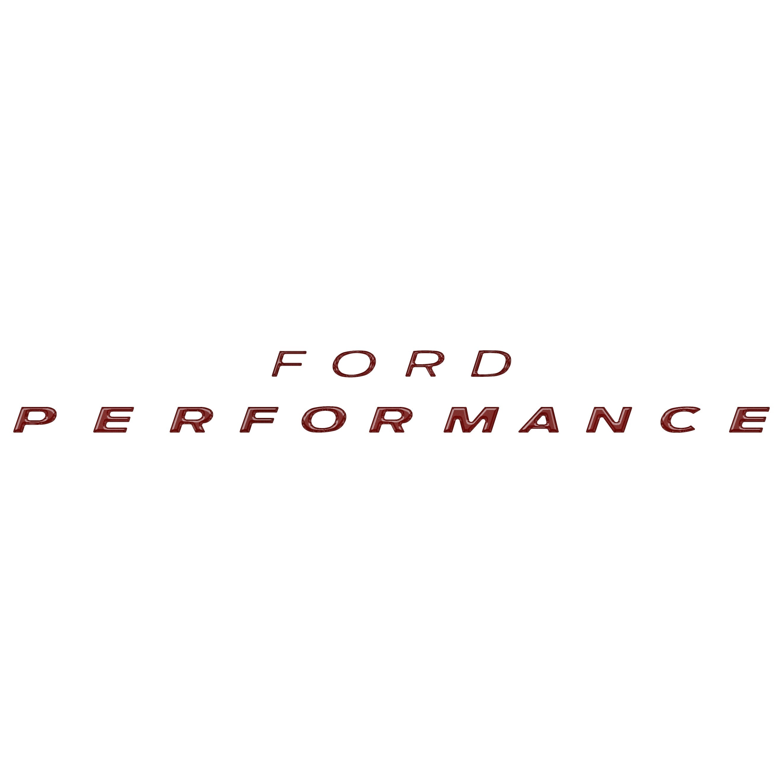 C-Bow Brace Letter Inserts Fits 2021-2026 Ford Bronco