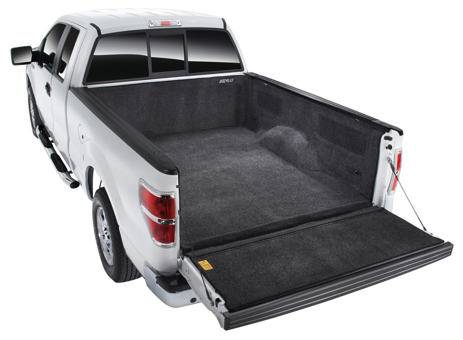 04-14 Ford F-150 5.5' Bed W/O Factory Step Gate Complete Truck Bed Liner 3/4 Inch Thick Floor 1/4 Inch Thick Side Walls Incl. Bulkhead And Tailgate Charcoal BedRug