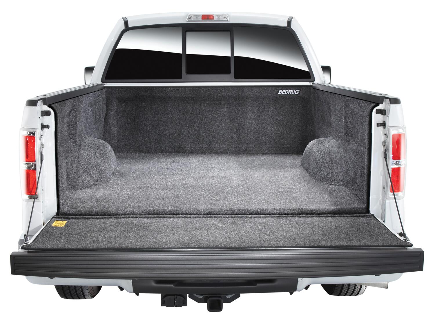 09-14 Ford F-150 5.5' Bed With Factory Step Gate Complete Truck Bed Liner 3/4 Inch Thick Floor 1/4 Inch Thick Side Walls Incl. Bulkhead And Tailgate w/Tailgate Step Charcoal BedRug