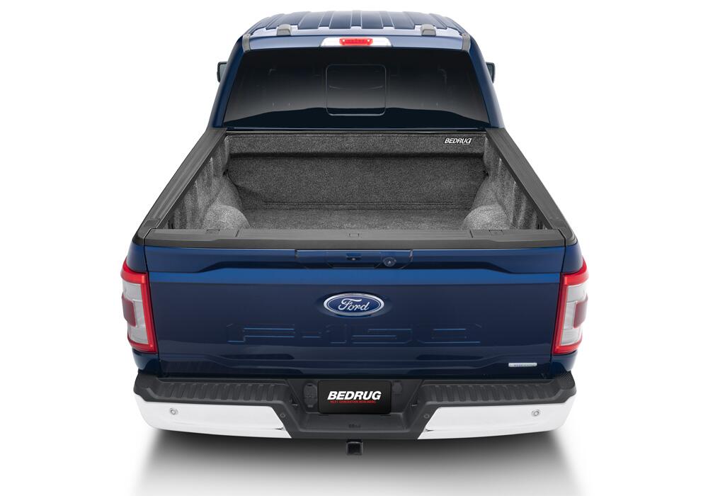 15+ Ford F-150 8'2 inch Bed Complete Truck Bed Liner 3/4 Inch Thick Floor 1/4 Inch Thick Side Walls Incl. Bulkhead And Tailgate Charcoal BedRug