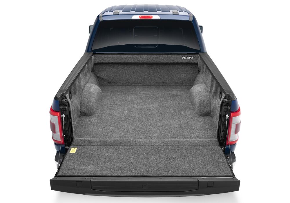 15+ Ford F-150 8'2 inch Bed Complete Truck Bed Liner 3/4 Inch Thick Floor 1/4 Inch Thick Side Walls Incl. Bulkhead And Tailgate Charcoal BedRug