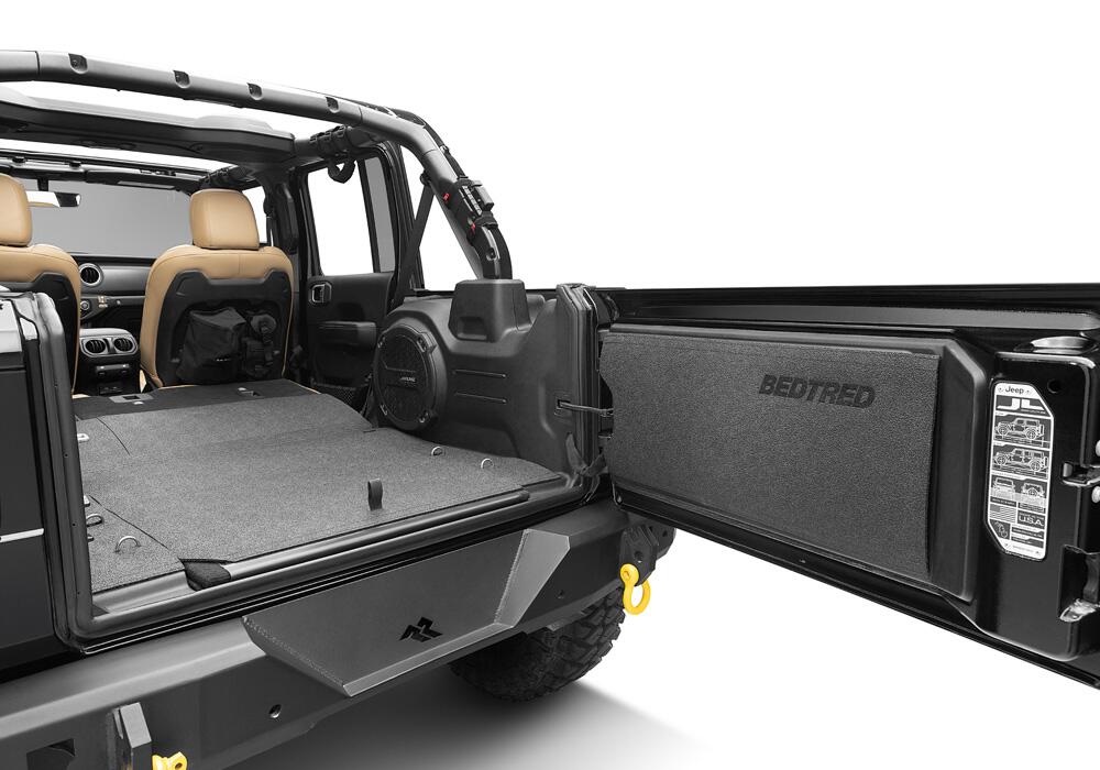 Jeep Bedtred 18+ JL 2 Door Bedtred 2 PC Front Floor Kit Charcoal BedRug