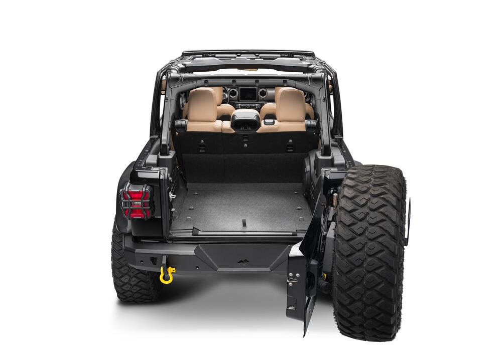 Jeep Bedtred 18+ JL 2 Door Bedtred 2 PC Front Floor Kit Charcoal BedRug