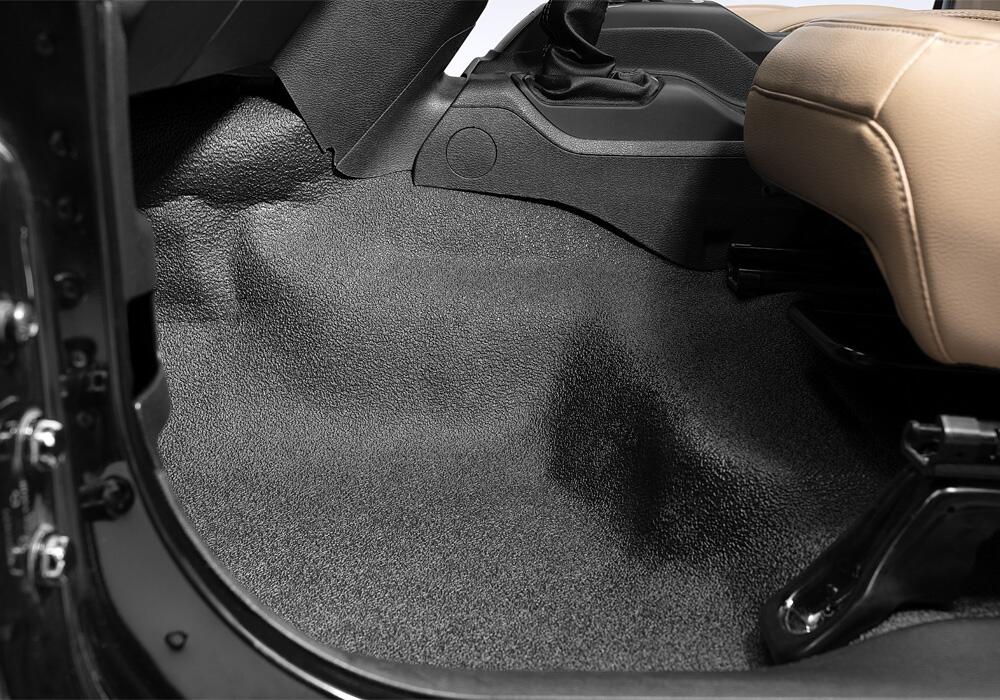 Jeep Bedtred 18+ JL 4 Door Bedtred 3 PC Front Floor Kit Charcoal BedRug