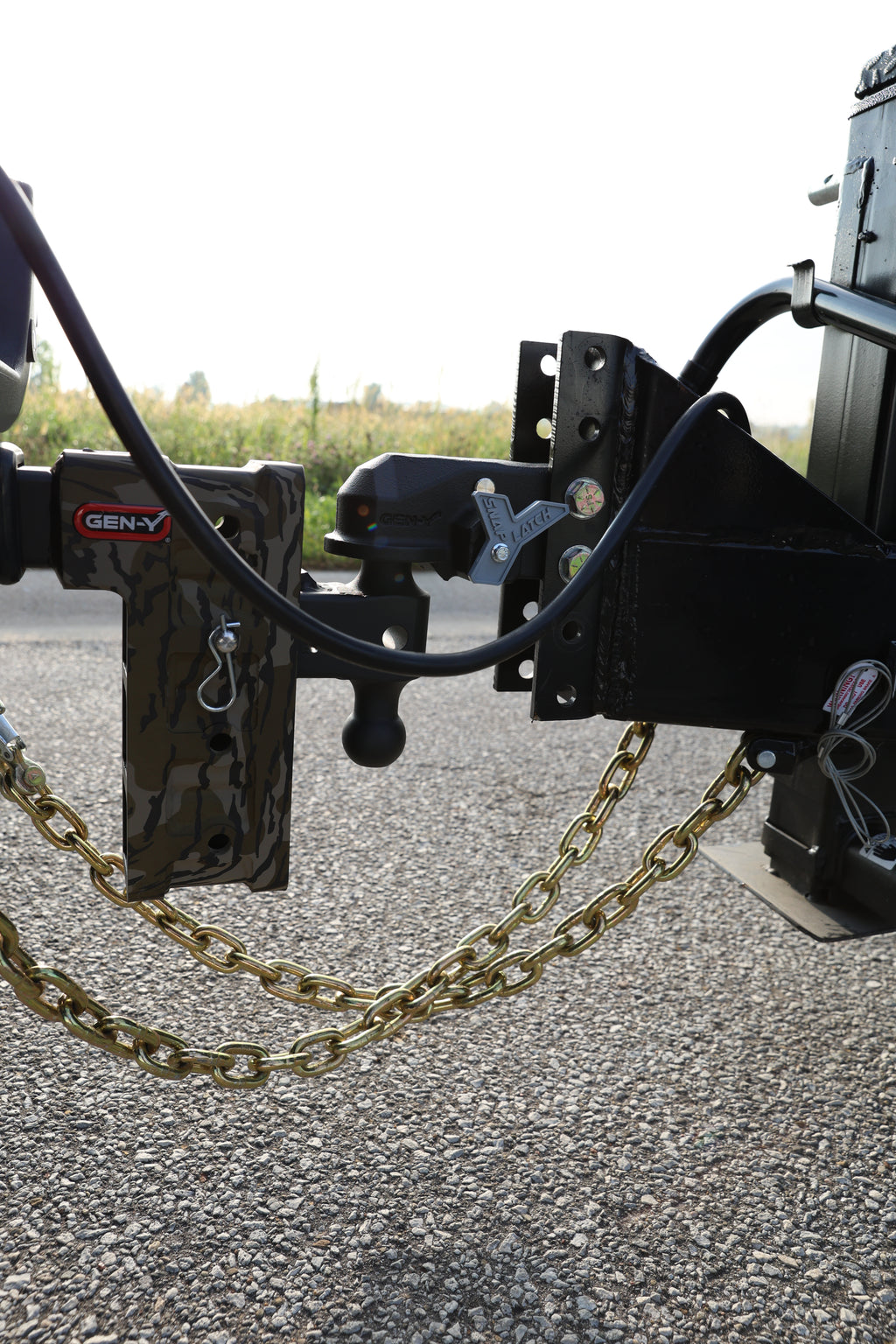 GEN-Y Hitch ADMIRAL Coupler - Channel Mount - Cast - SnapLatch 20K Capacity - 2K Tongue weight