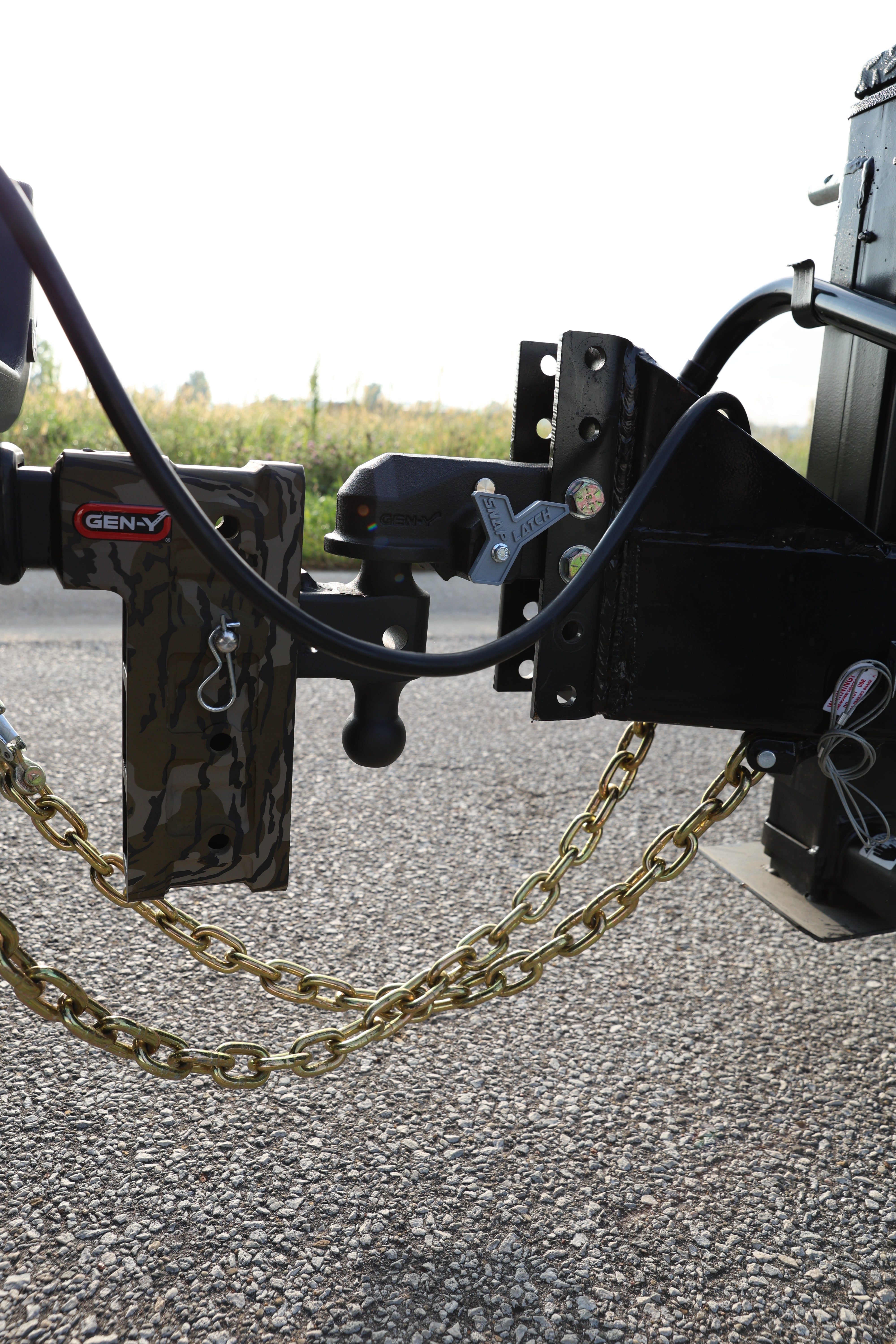 GEN-Y Hitch ADMIRAL Coupler - Channel Mount - Cast - SnapLatch 20K Capacity - 2K Tongue weight