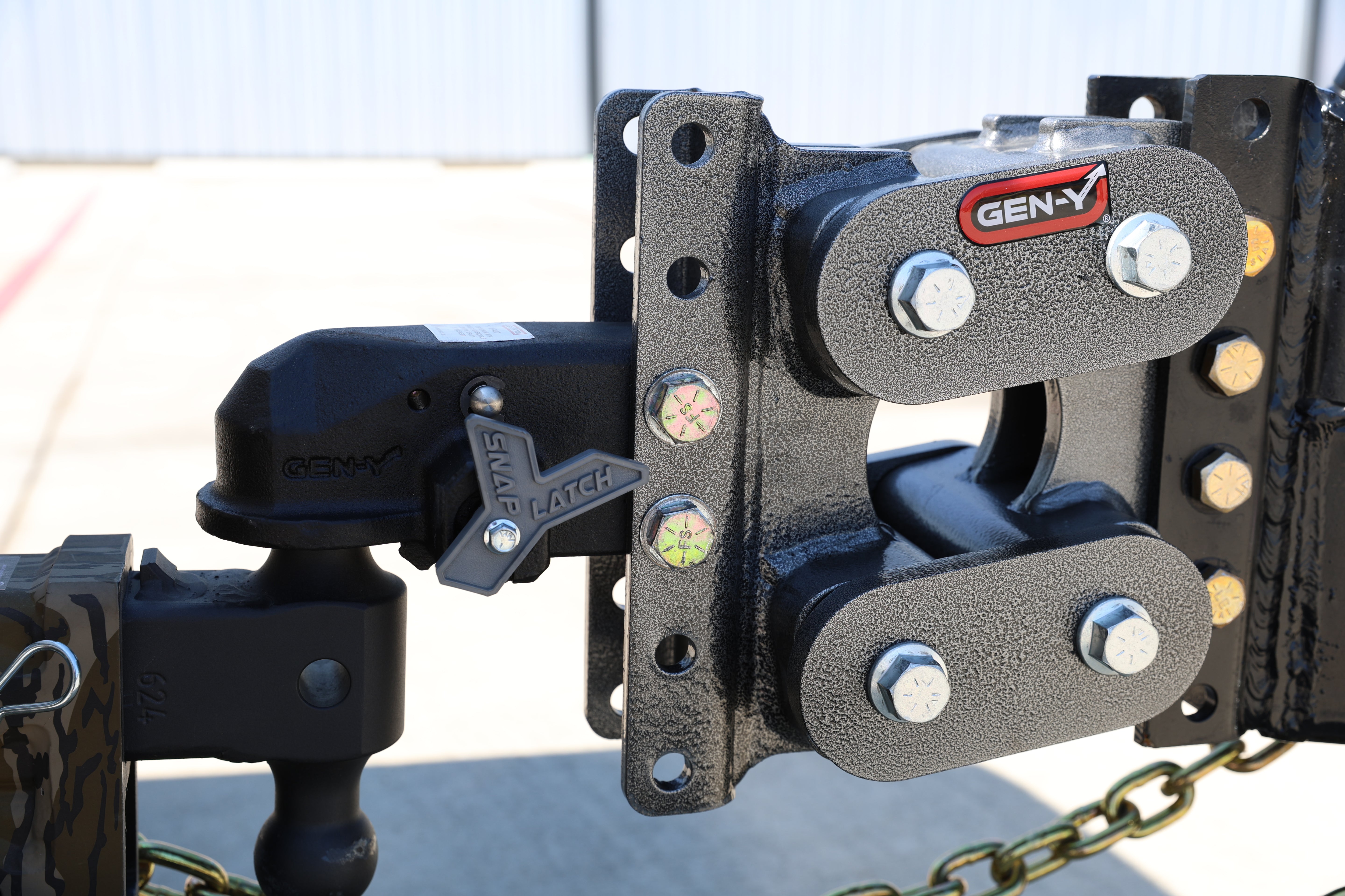 GEN-Y Hitch CONTRACTOR TORSION-FLEX Channel Mount Trailer Coupler 2K - 3.5K TW 32K Towing