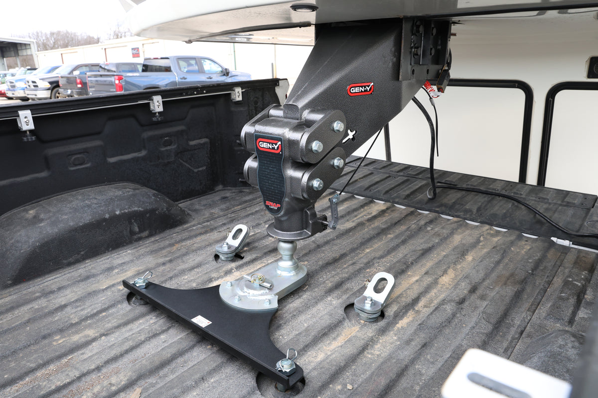 GEN-Y Hitch EXECUTIVE TORSION-FLEX Turning Point Fifth Wheel to Gooseneck 2 5/16" Coupler 1.5K - 4.5K pin weight range 21K Towing