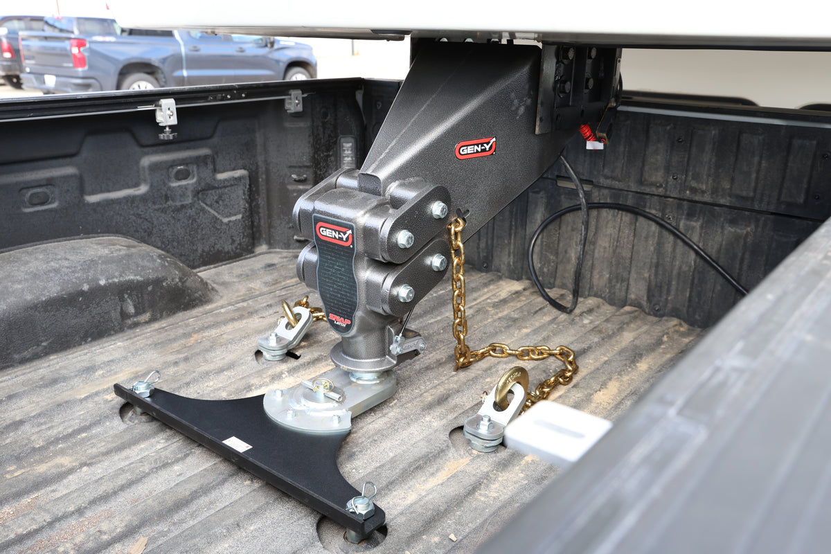 GEN-Y Hitch PHANTOM-X 2.5" Solid Shank 10" Drop 1.6K TW 16K Hitch & Dual-Ball Mount.