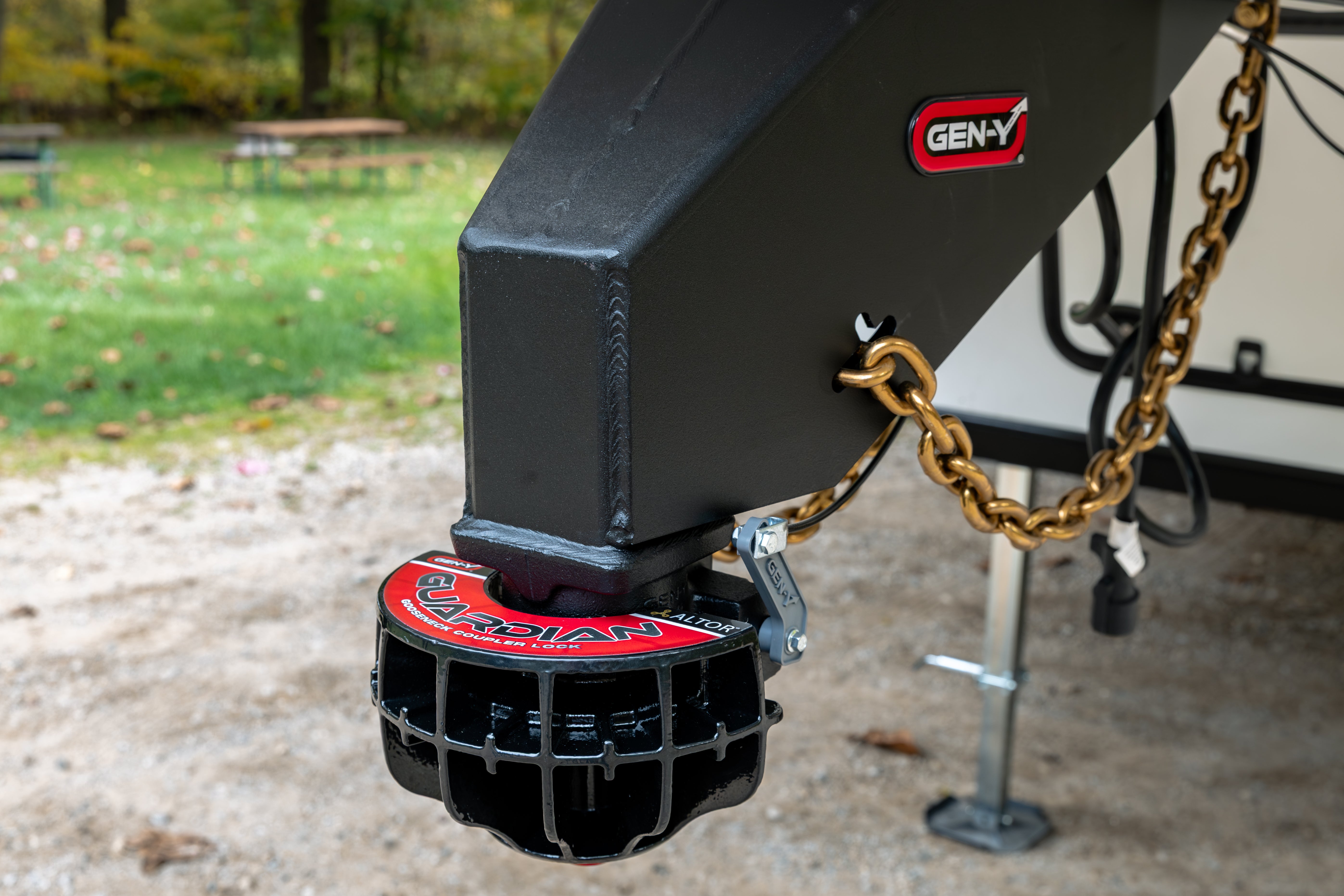 GEN-Y Hitch Guardian Icon Trailer Coupler Lock for GEN-Y SnapLatch Gooseneck Couplers and Pin Boxes