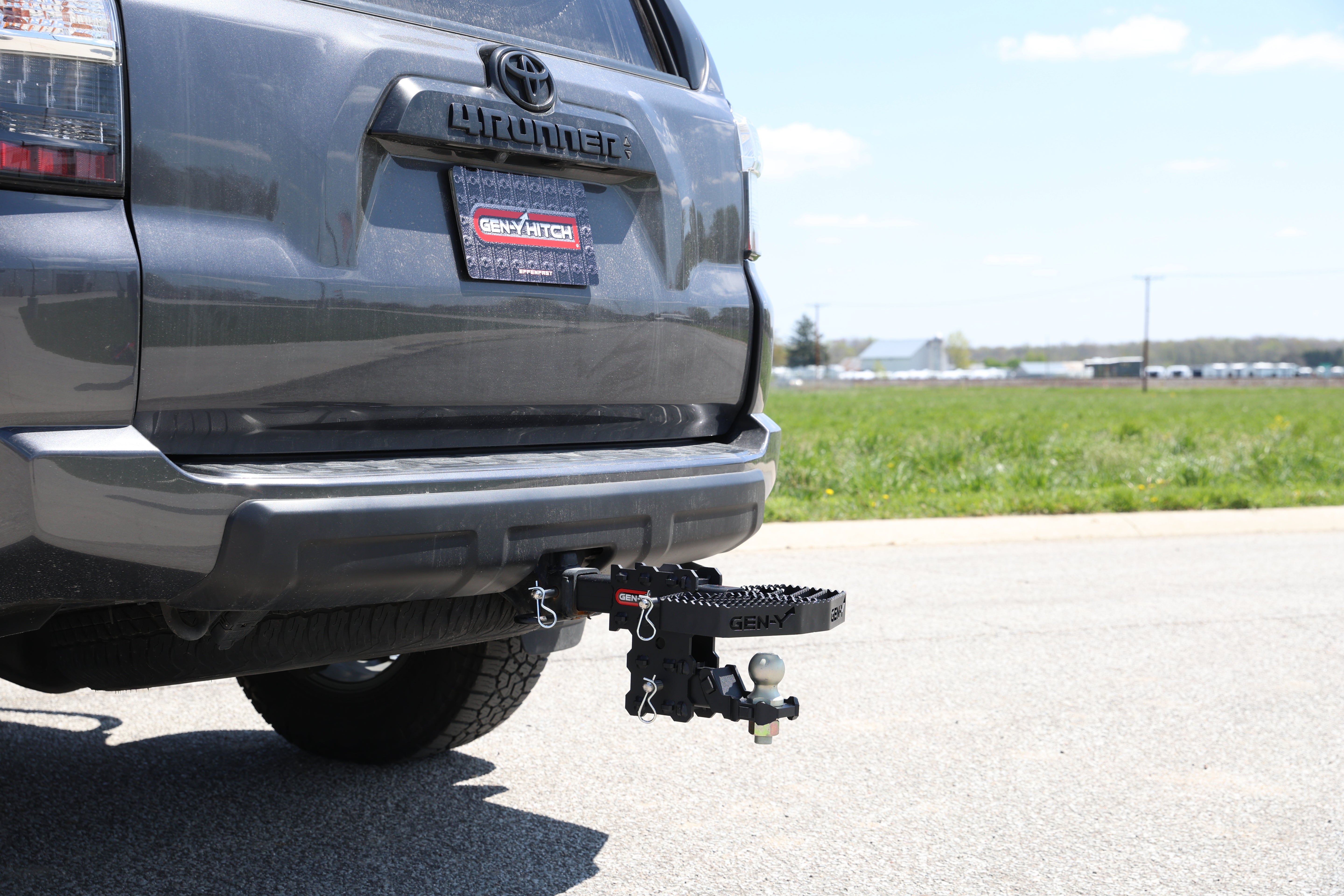 GEN-Y Hitch 2.5" Shank 3/4" pin holes ONLY compatible w/ 32K MEGA-DUTY Serrated Hitch Step 500 LB Capacity