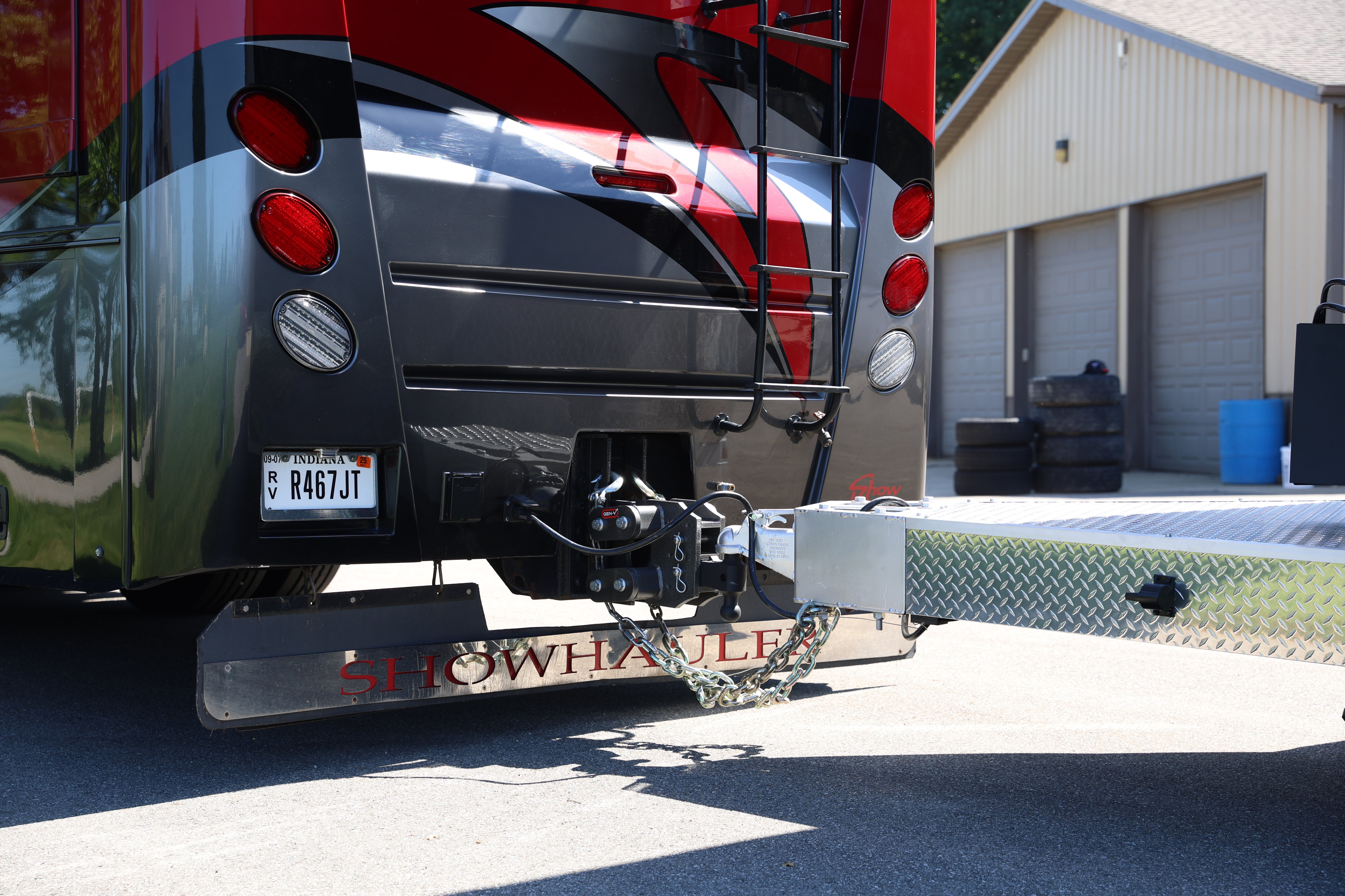 GEN-Y Hitch VICTORY LANE TORSION-FLEX Channel Mount Class C Motorhome Hitch 5.5K - 7.5K TW 32 Towing 40K Pintle Capacity