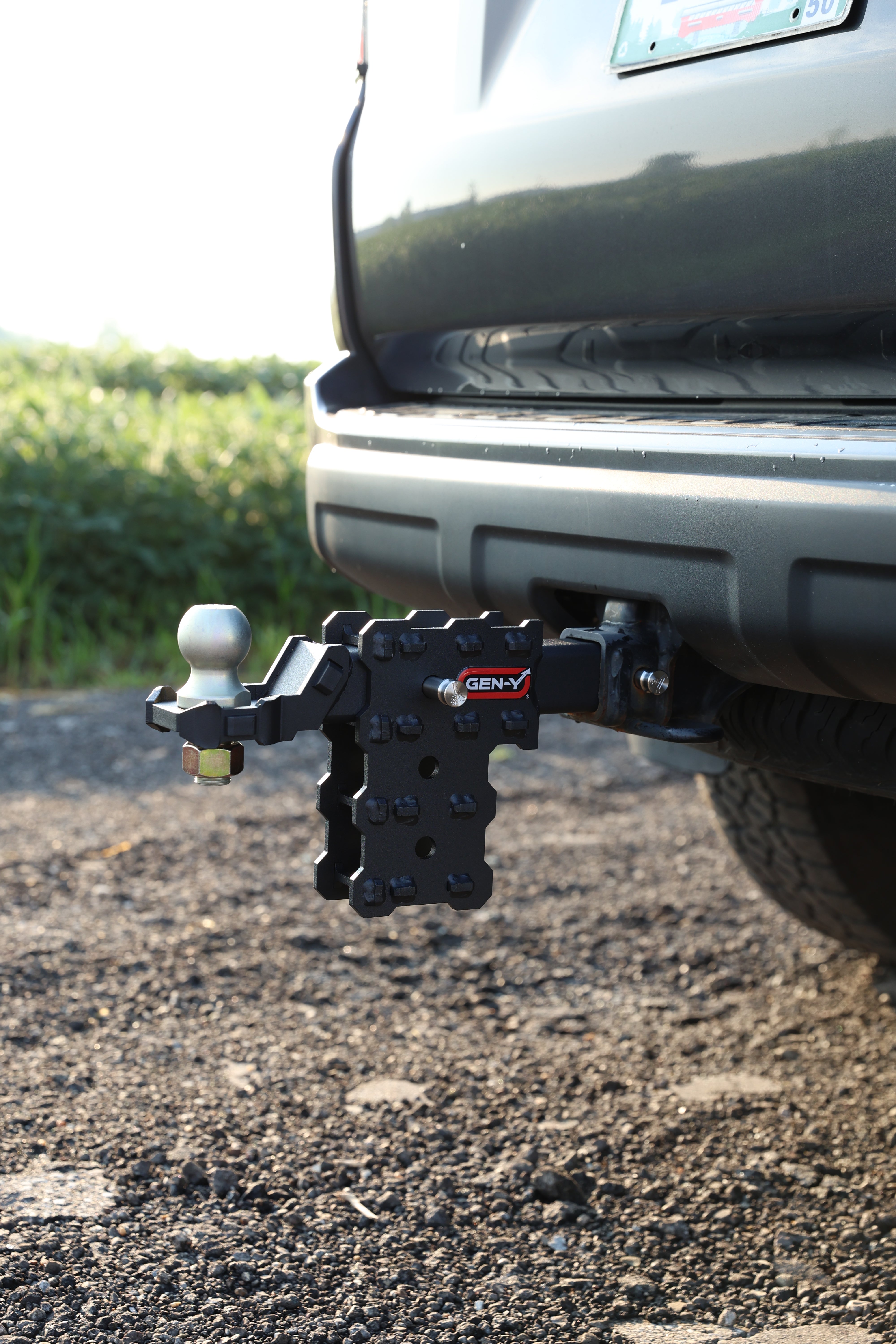 GEN-Y Hitch PHANTOM-X 2" Solid Shank - 4.5" Drop - 1K TW - 10K Hitch - Dual Ball Mount ().