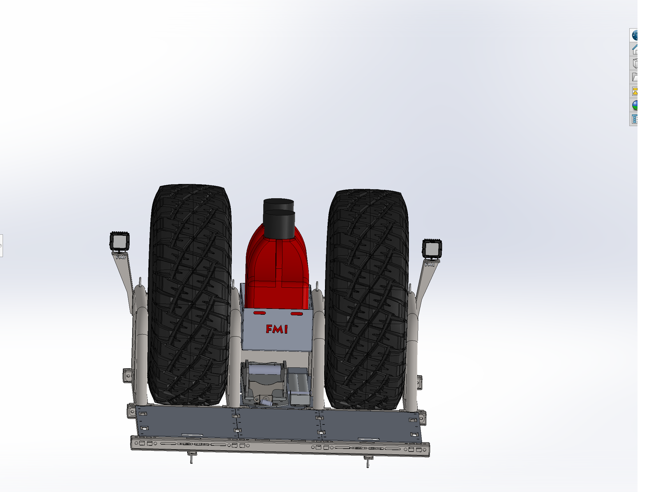 Foutz Motorsports Bed Organizer Chase Rack Add On Light Mount Kit